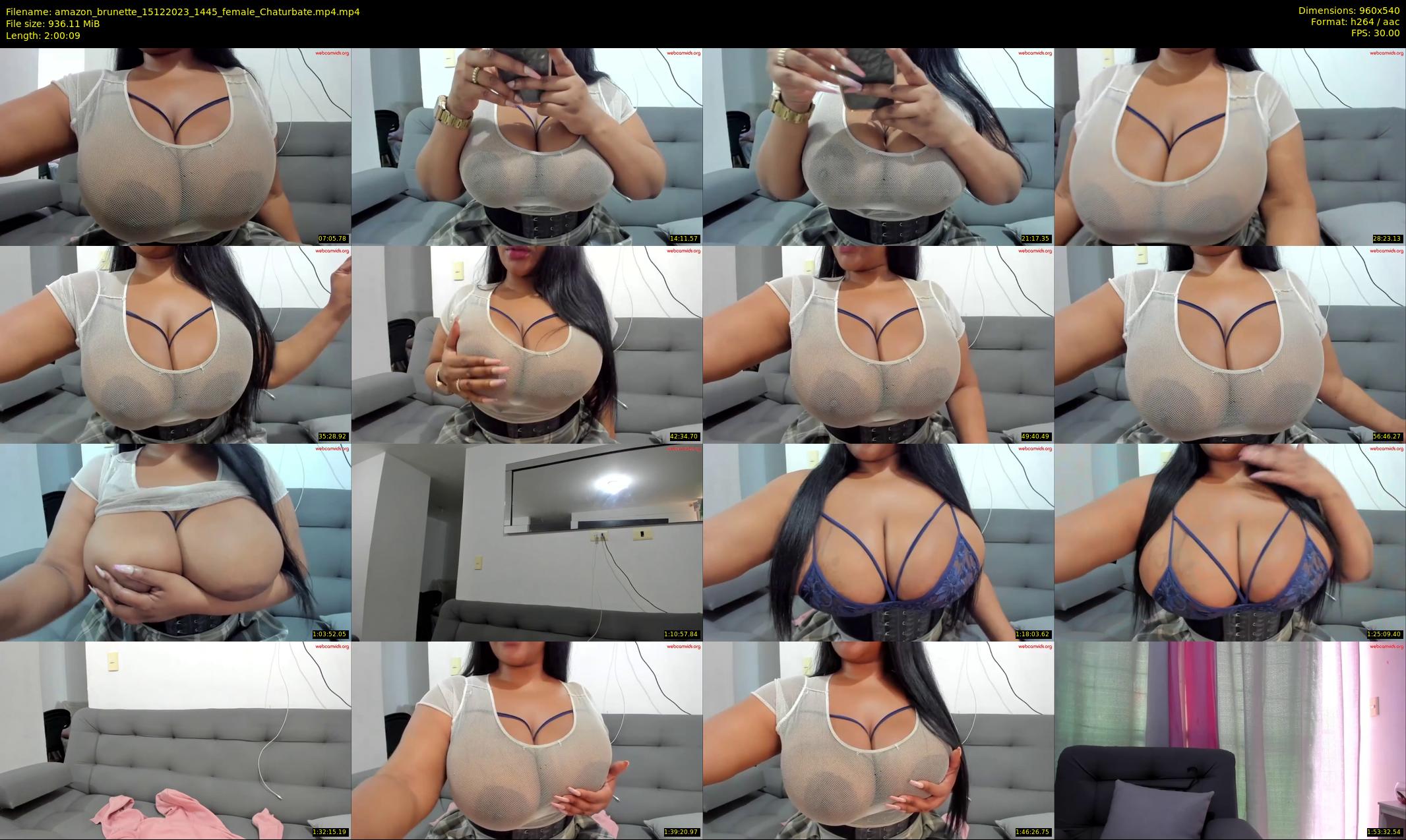 amazon_brunette — 121 minute Chaturbate female cam show recording, 480p, Dec 15, 2023
