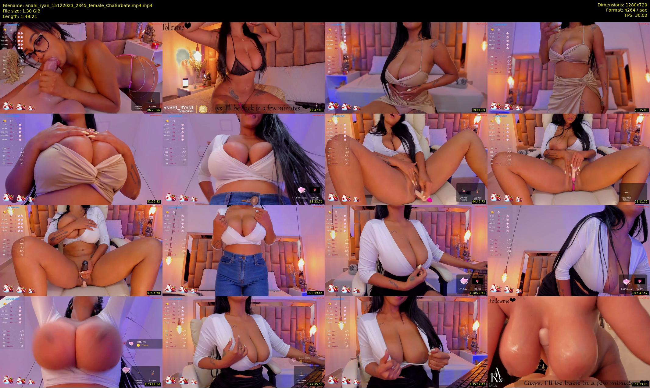 anahi_ryan — 109 minute Chaturbate female cam show recording, 720p, Dec 15, 2023
