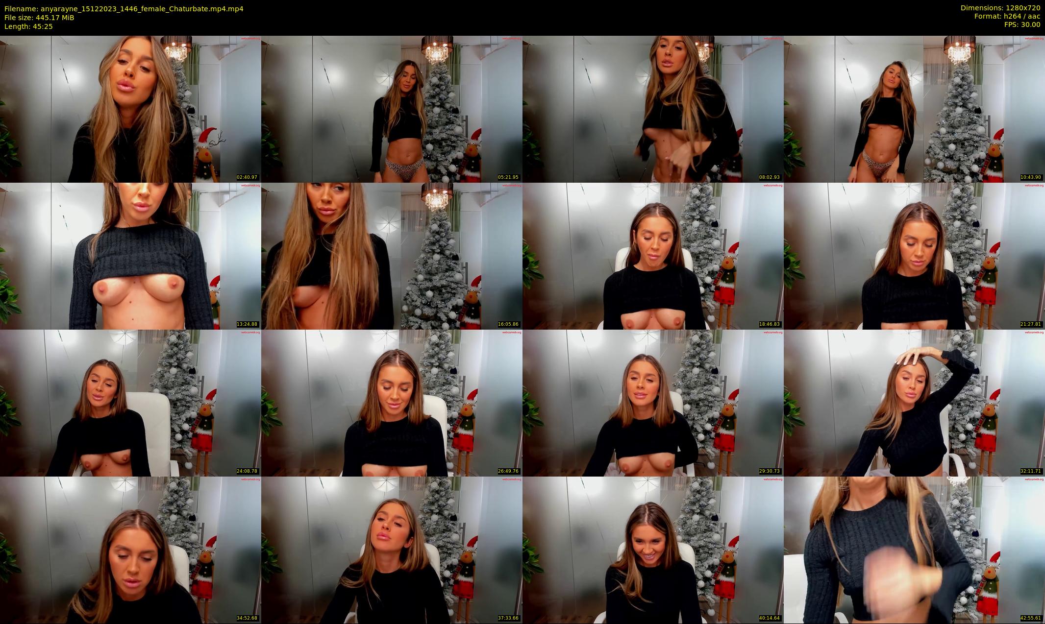 anyarayne — 46 minute Chaturbate female cam show recording, 720p, Dec 15, 2023