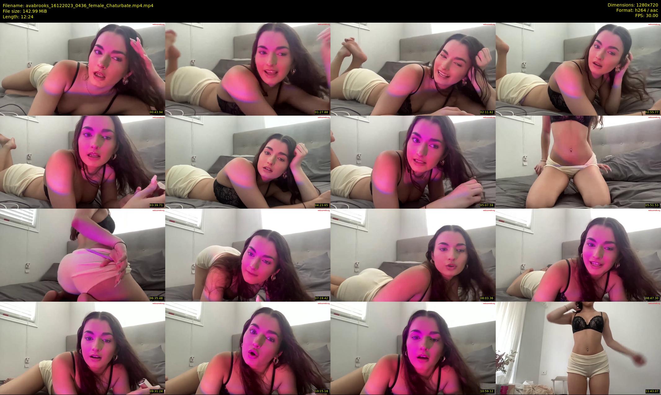 avabrooks — 13 minute Chaturbate female cam show recording, 720p, Dec 16, 2023