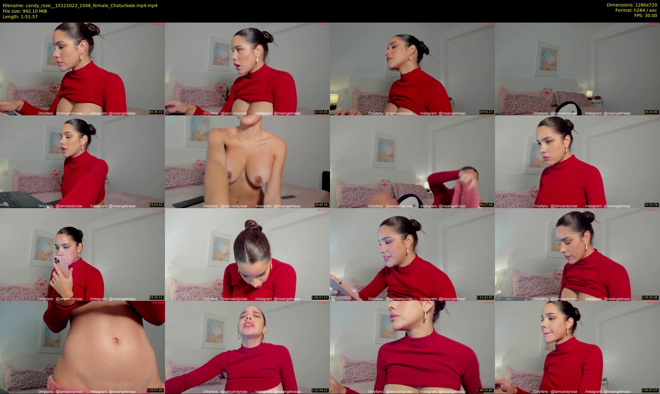 candy_rose_ — 112 minute Chaturbate female cam show recording, 720p, Dec 15, 2023
