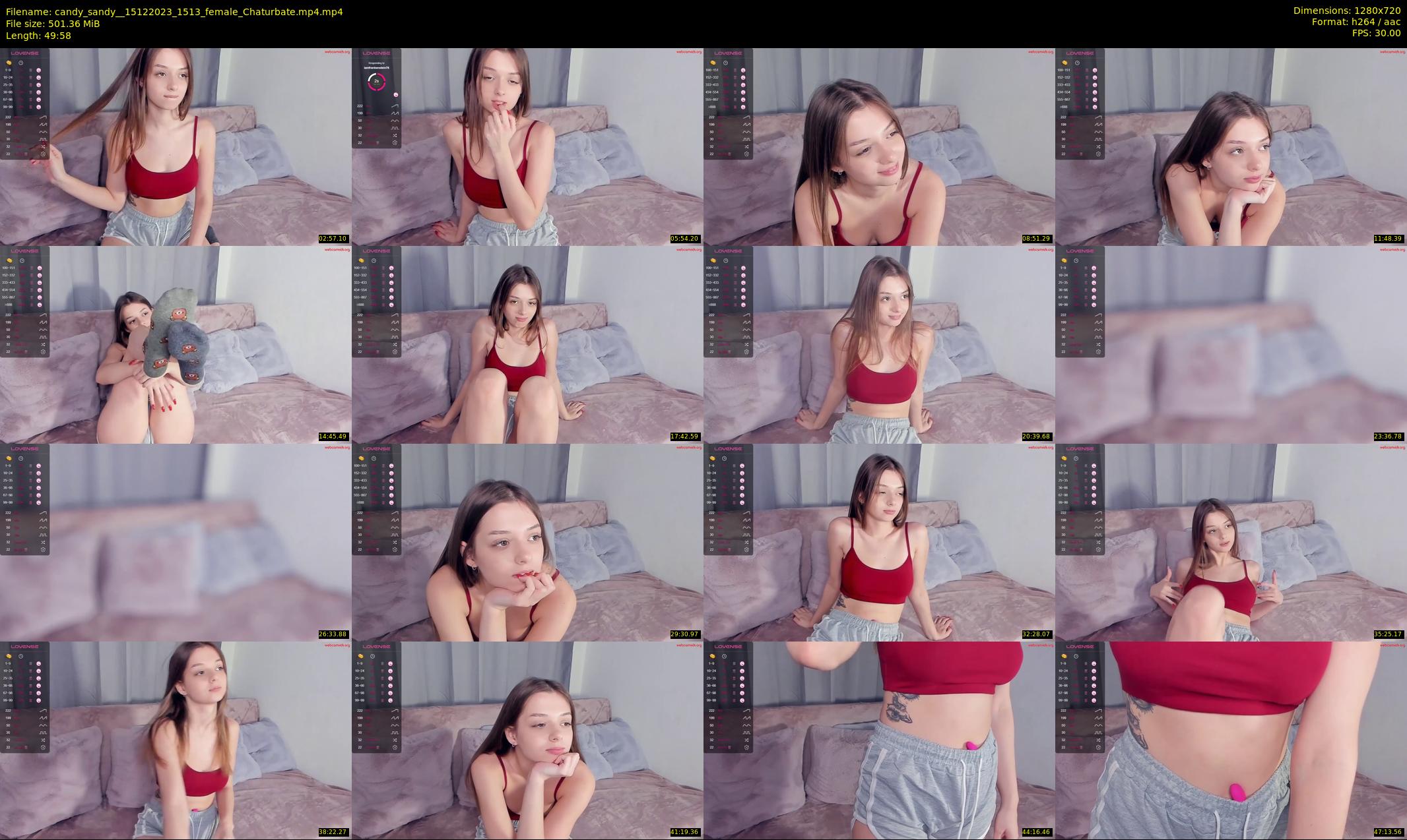 candy_sandy_ — 50 minute Chaturbate female cam show recording, 720p, Dec 15, 2023