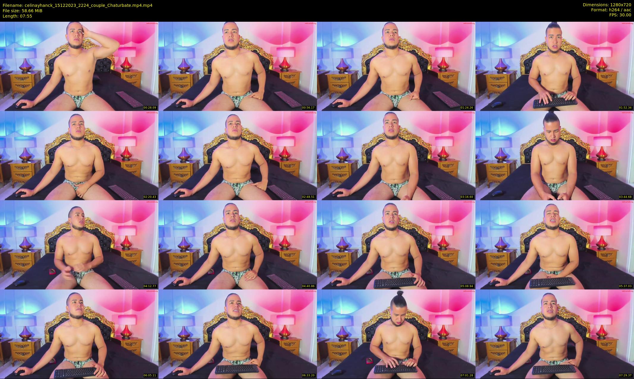 celinayhanck — 8 minute Chaturbate couple cam show recording, 720p, Dec 15, 2023