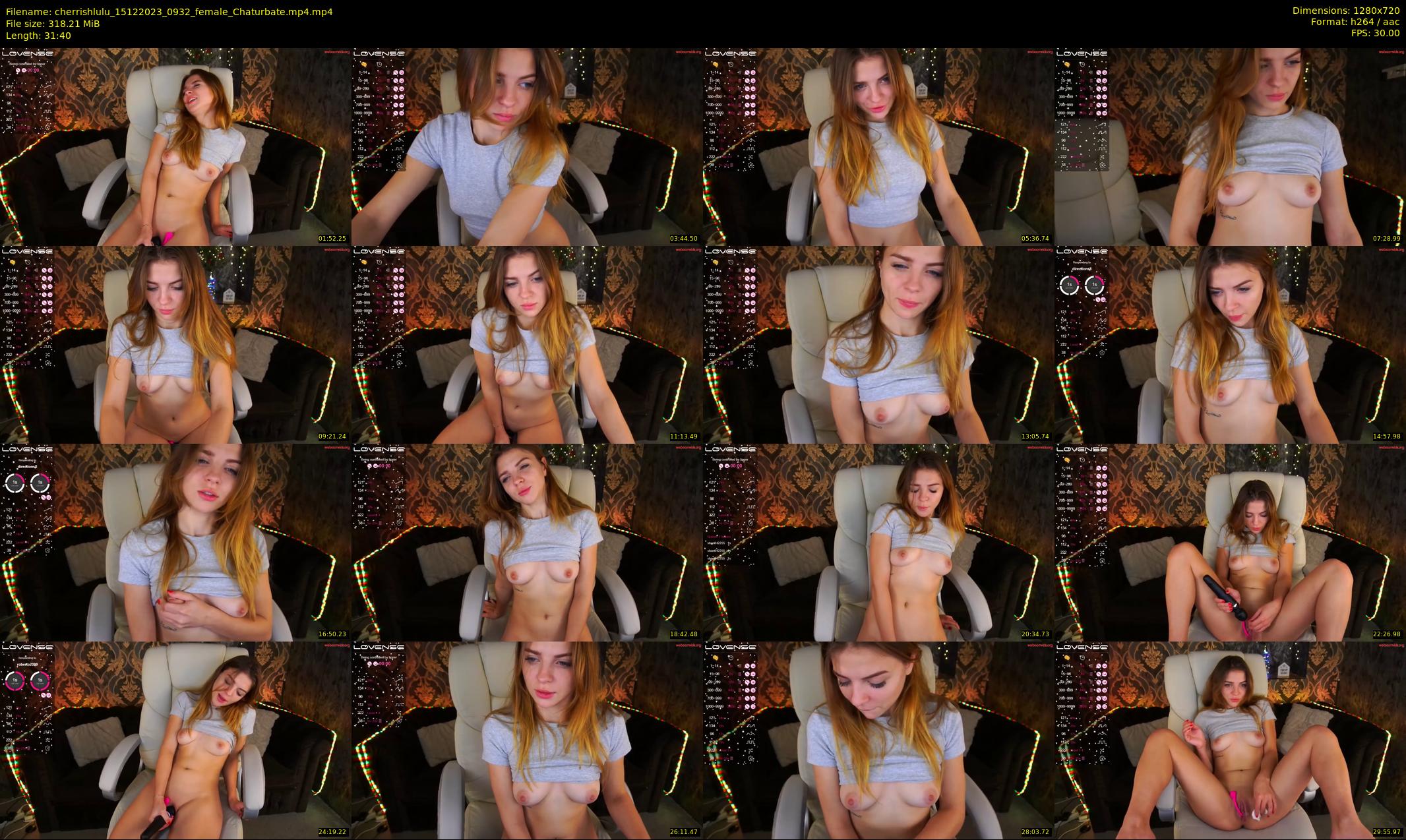 cherrishlulu — 32 minute Chaturbate female cam show recording, 720p, Dec 15, 2023