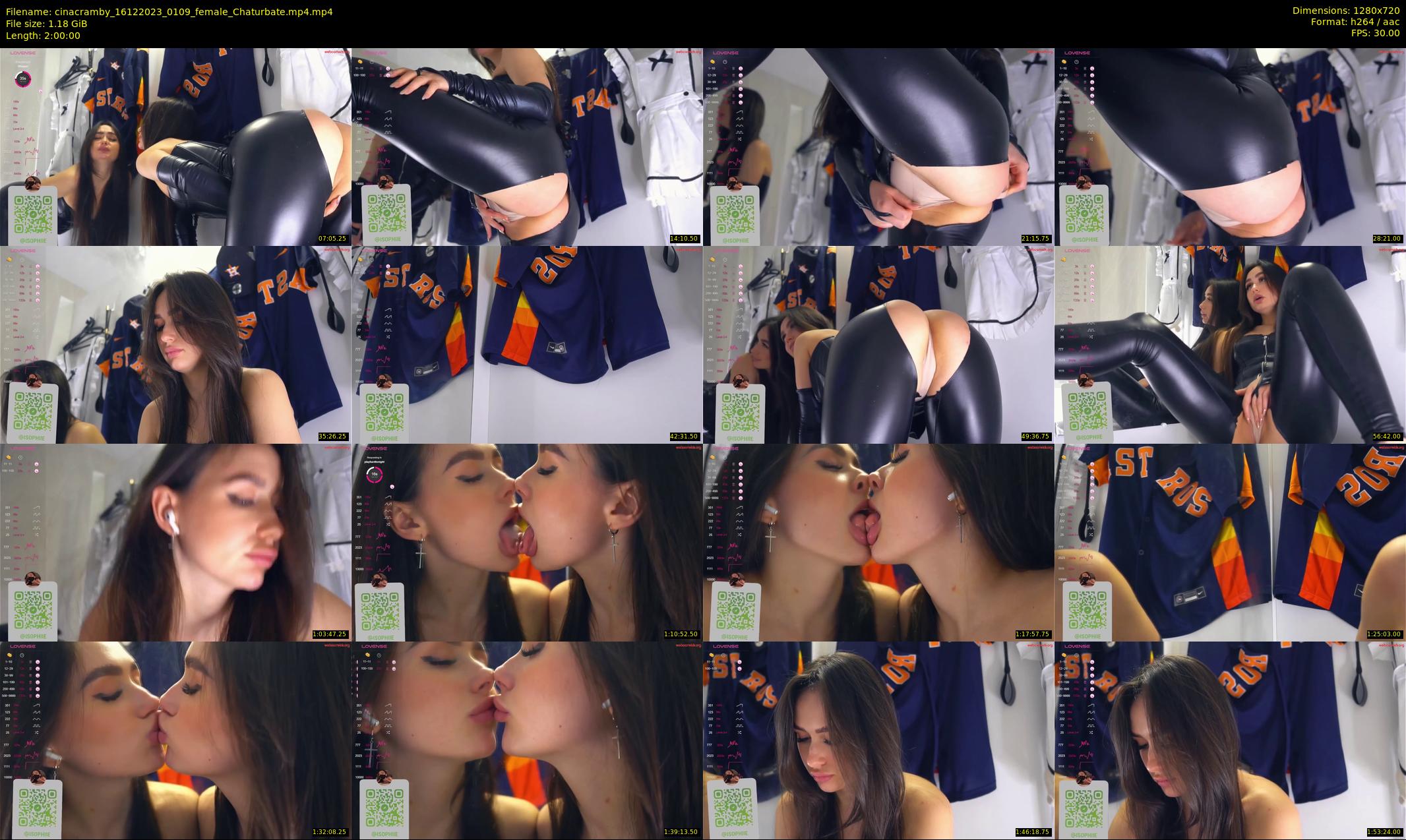 cinacramby — 120 minute Chaturbate female cam show recording, 720p, Dec 16, 2023