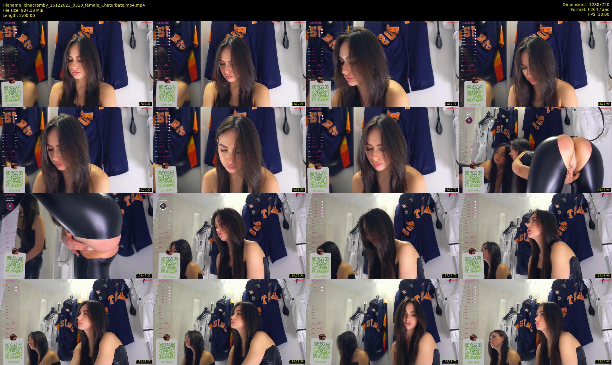 cinacramby — 120 minute Chaturbate female cam show recording, 720p, Dec 16, 2023