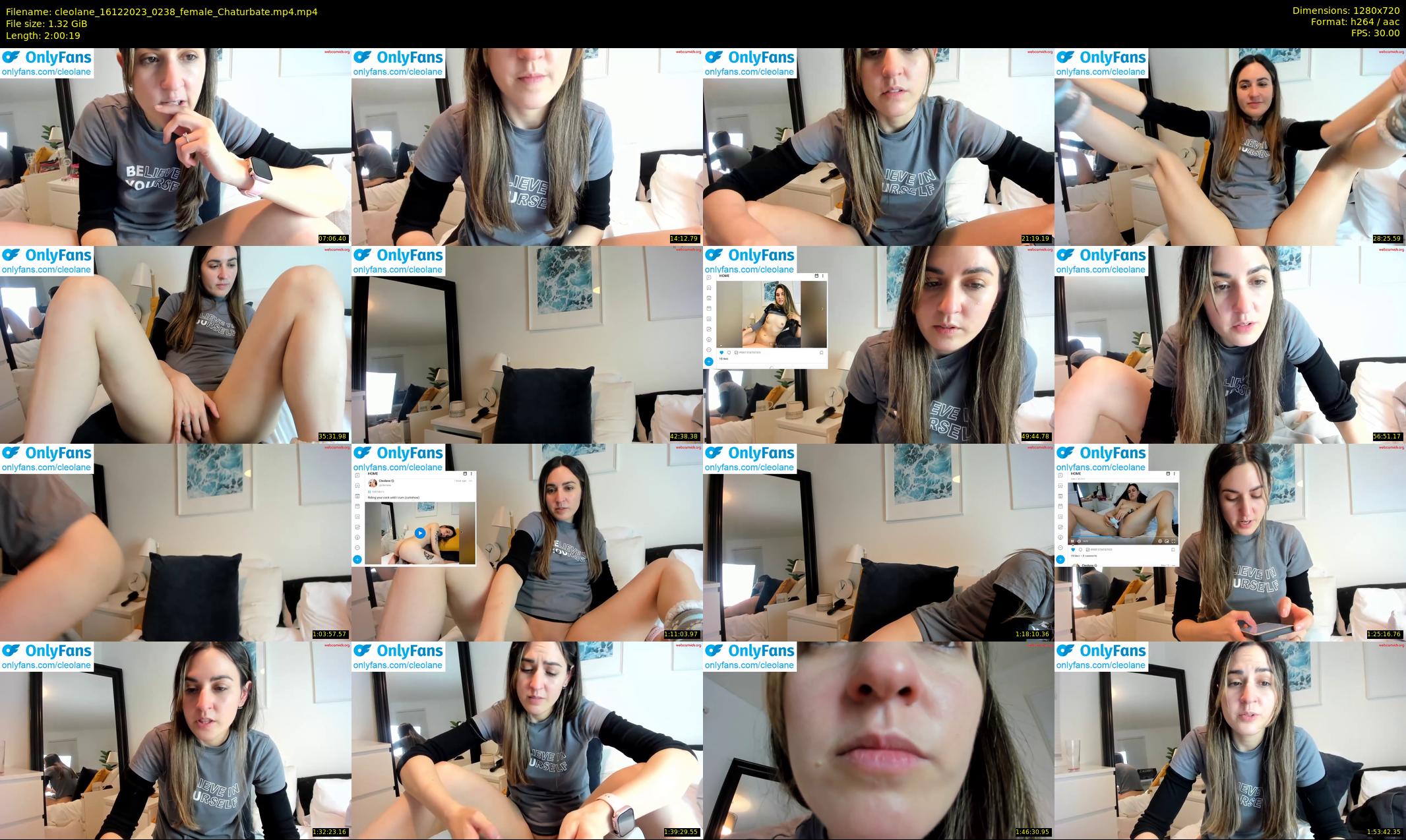 cleolane — 121 minute Chaturbate female cam show recording, 720p, Dec 16, 2023