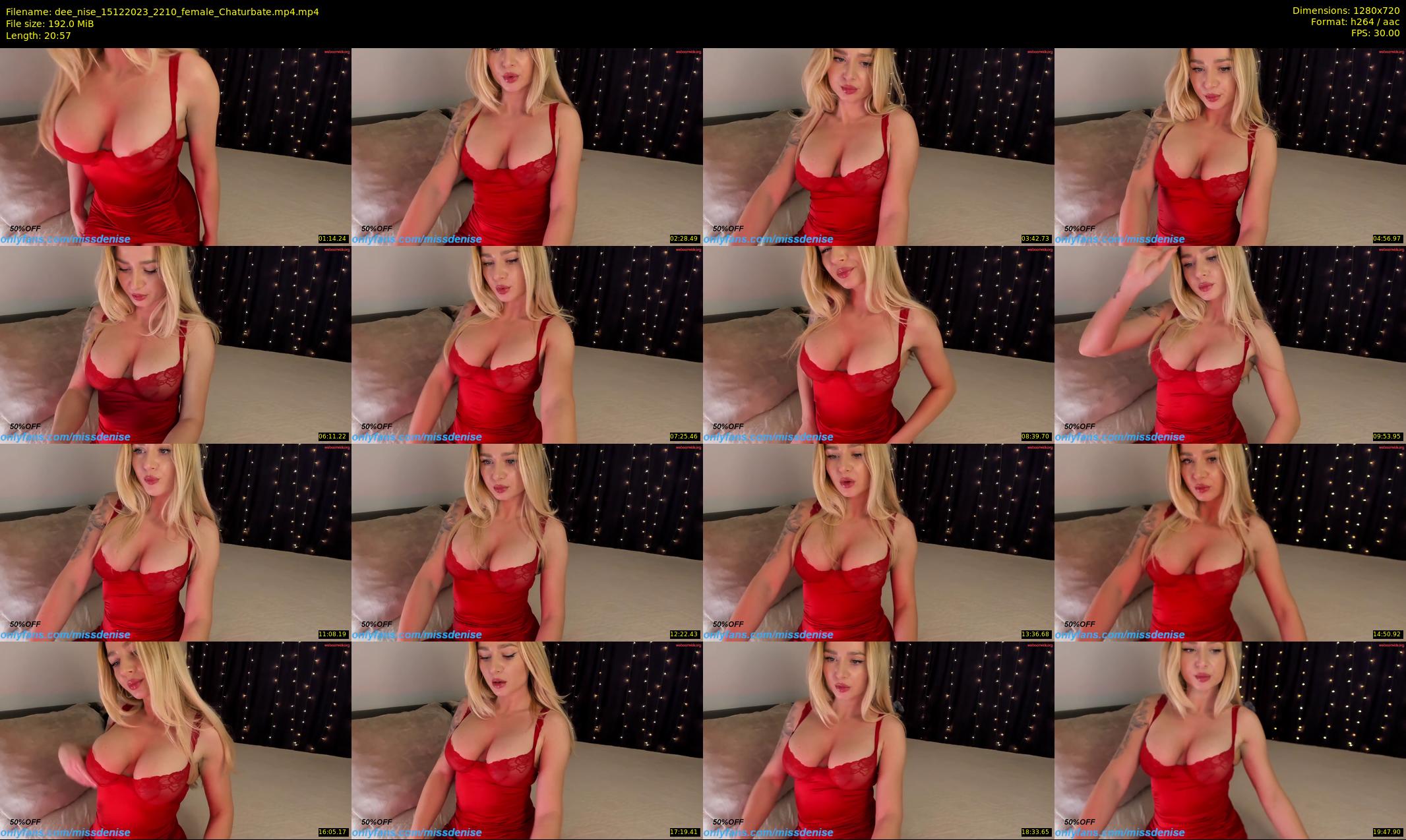 dee_nise — 21 minute Chaturbate female cam show recording, 720p, Dec 15, 2023