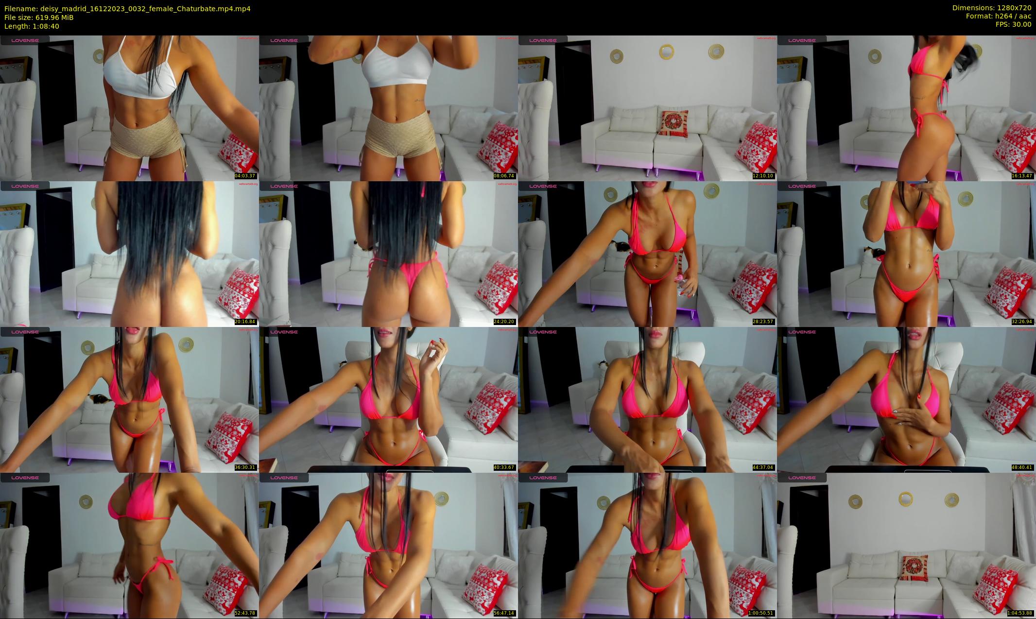 deisy_madrid — 69 minute Chaturbate female cam show recording, 720p, Dec 16, 2023