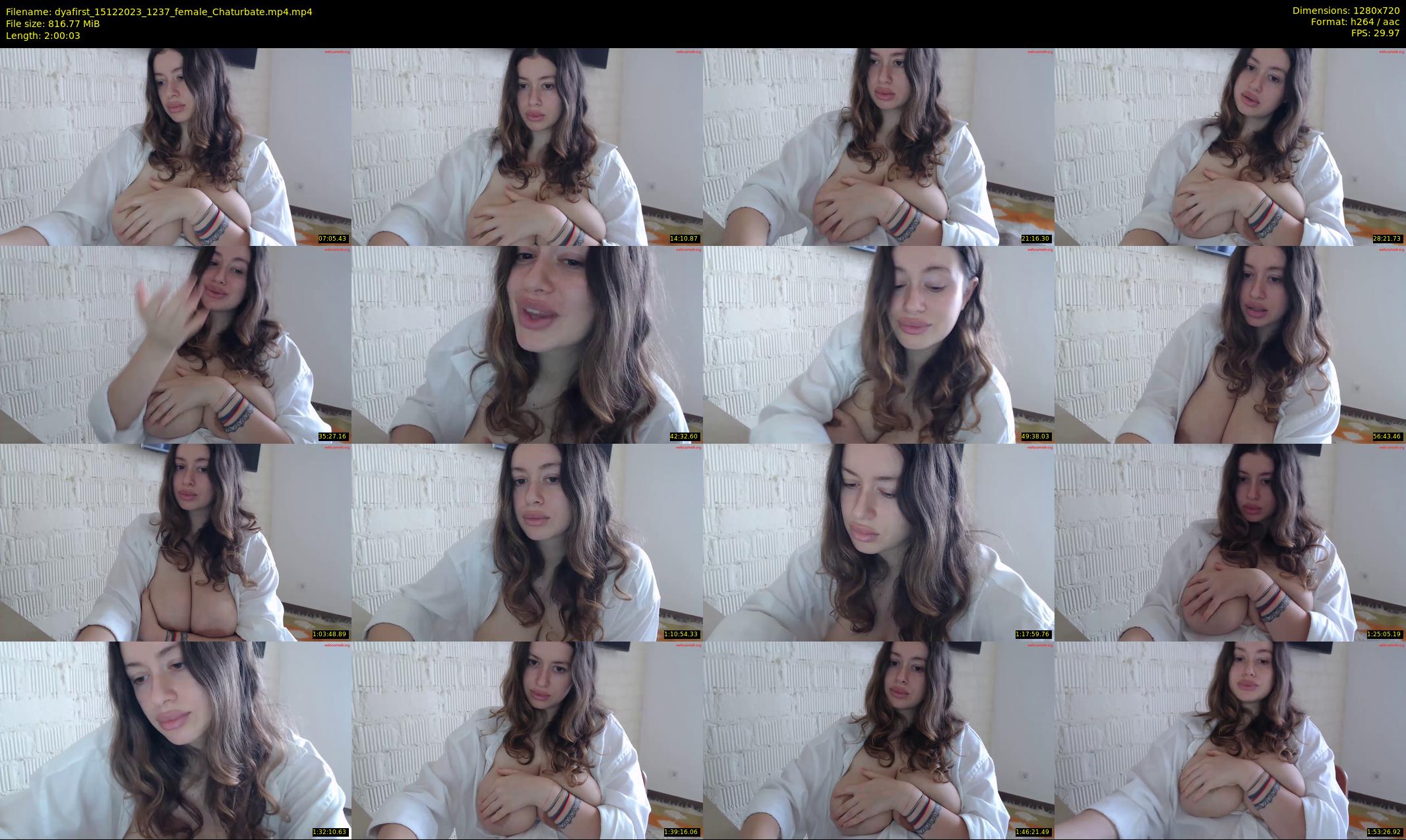 dyafirst — 121 minute Chaturbate female cam show recording, 720p, Dec 15, 2023