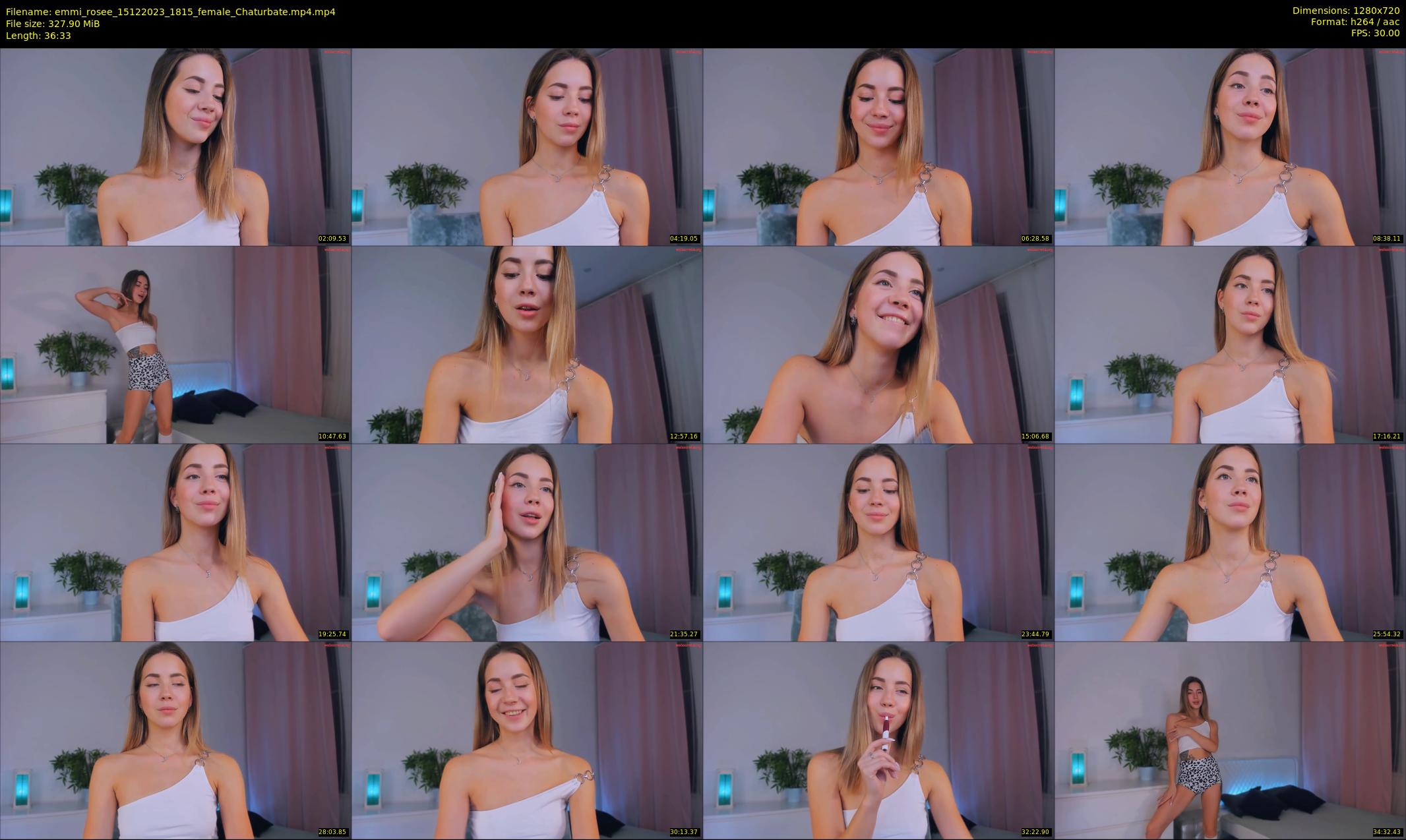 emmi_rosee — 37 minute Chaturbate female cam show recording, 720p, Dec 15, 2023