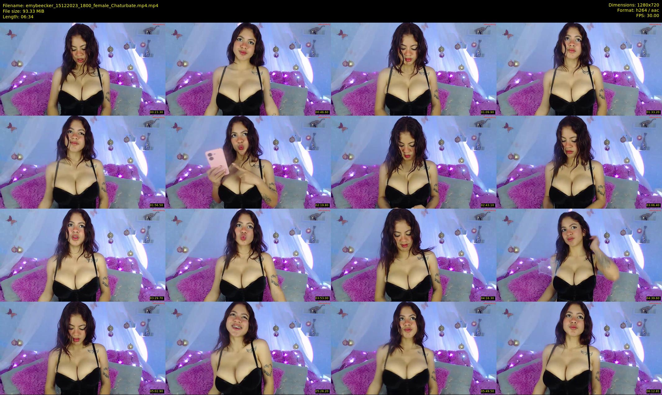 emybeecker — 7 minute Chaturbate female cam show recording, 720p, Dec 15, 2023