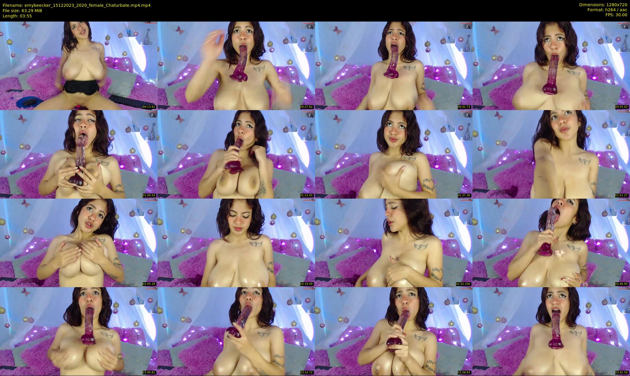 emybeecker — 4 minute Chaturbate female cam show recording, 720p, Dec 15, 2023