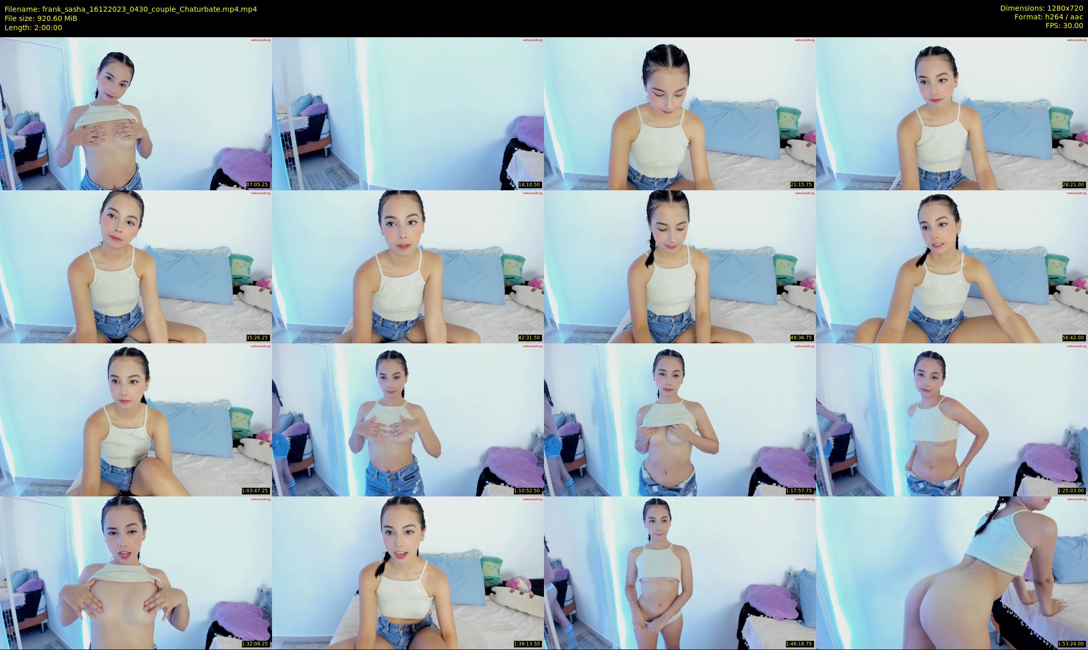 frank_sasha — 120 minute Chaturbate couple cam show recording, 720p, Dec 16, 2023