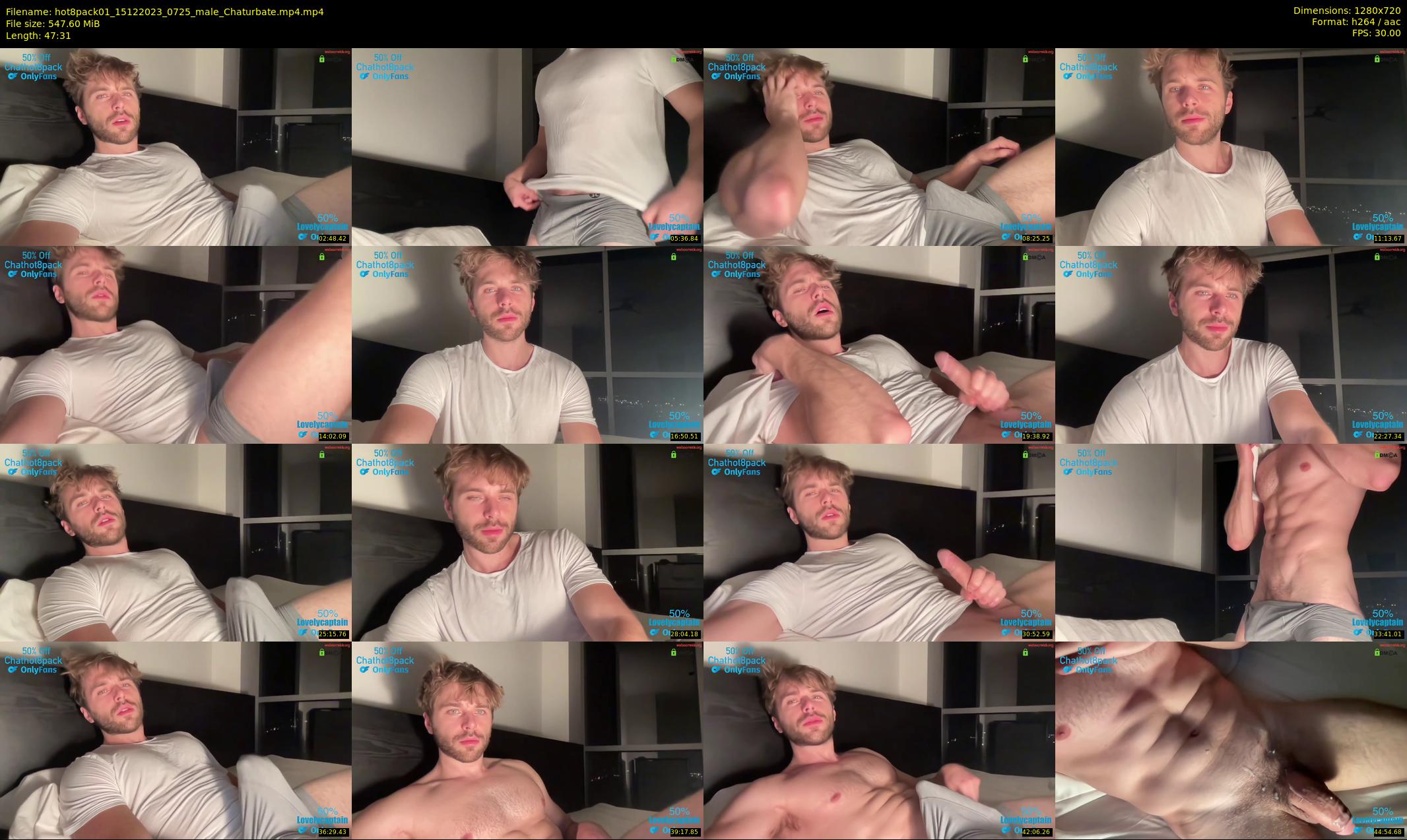 hot8pack01 — 48 minute Chaturbate male cam show recording, 720p, Dec 15, 2023