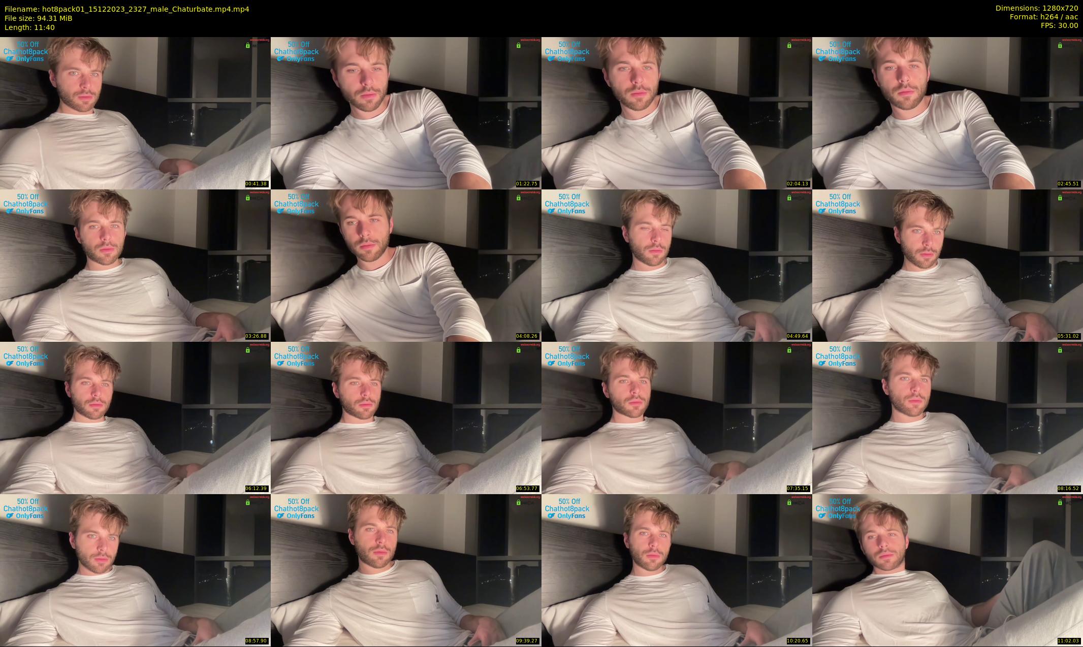 hot8pack01 — 12 minute Chaturbate male cam show recording, 720p, Dec 15, 2023