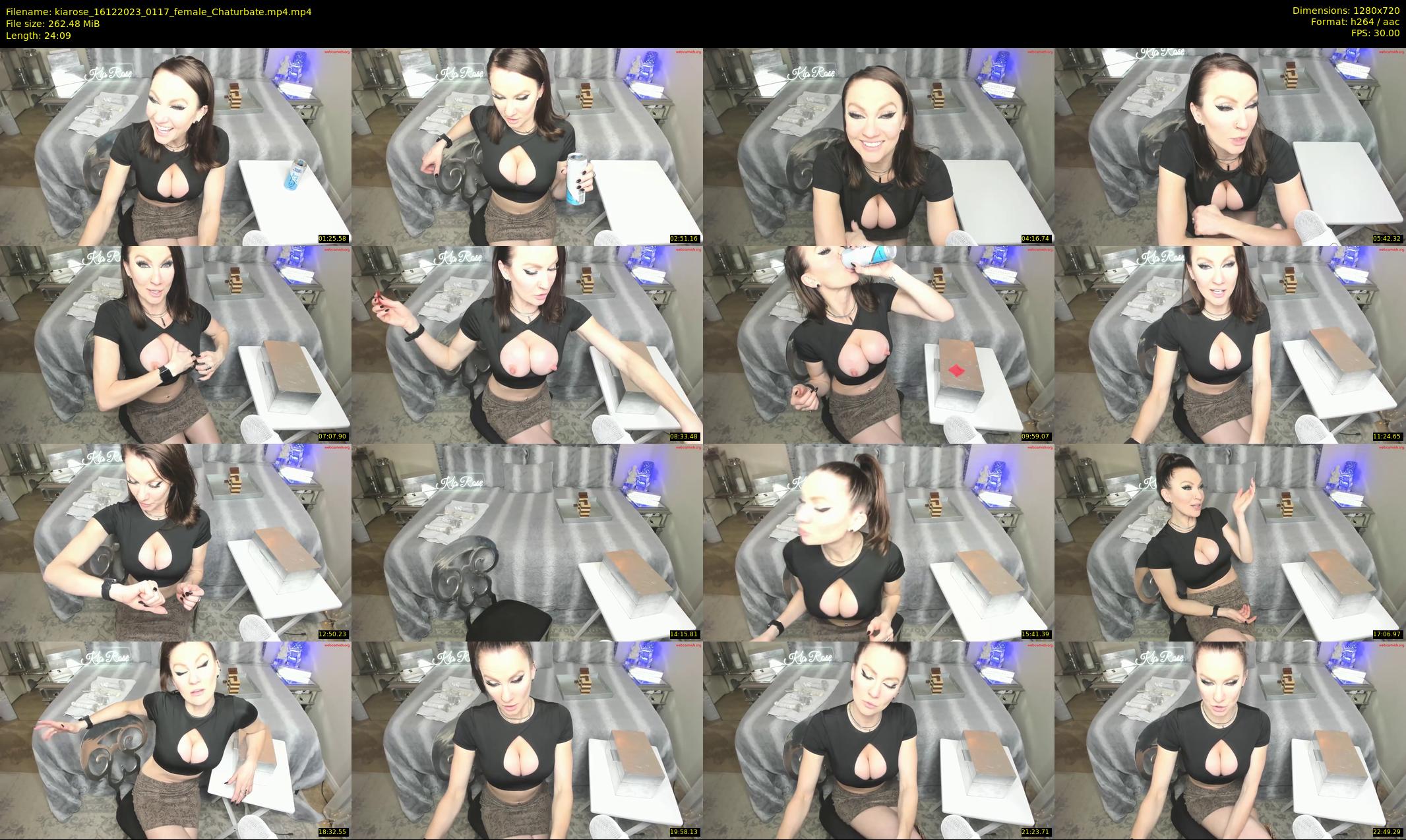 kiarose — 25 minute Chaturbate female cam show recording, 720p, Dec 16, 2023