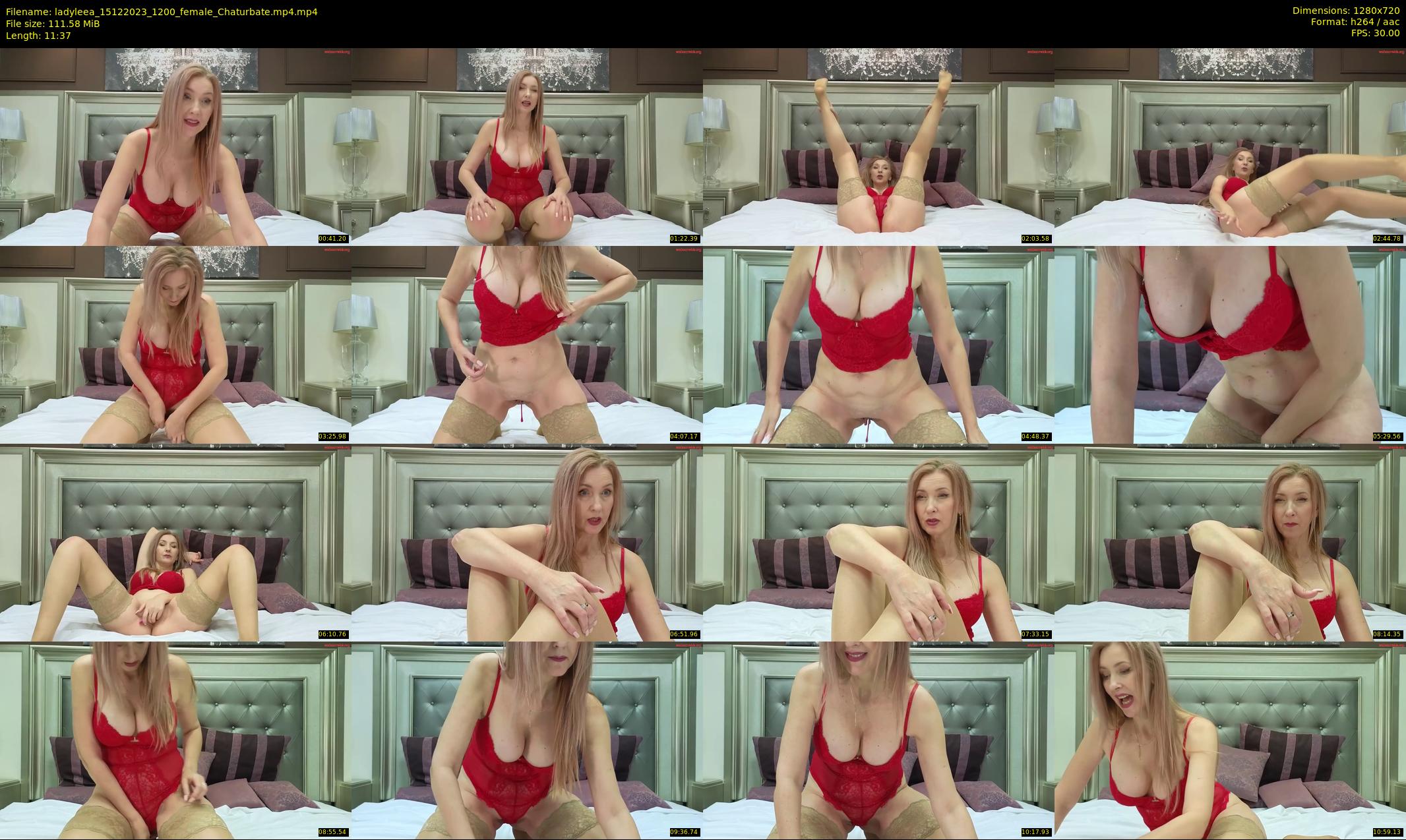 ladyleea — 12 minute Chaturbate female cam show recording, 720p, Dec 15, 2023