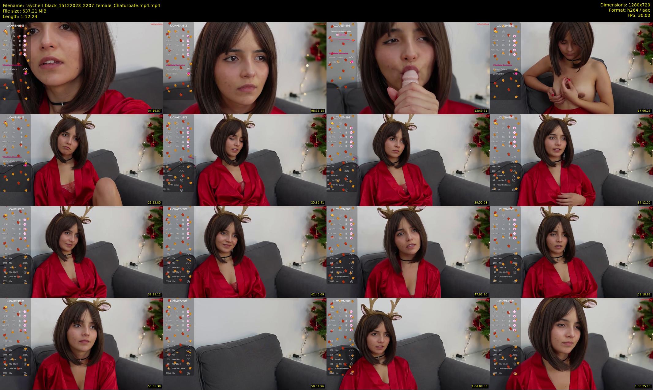 raychell_black — 73 minute Chaturbate female cam show recording, 720p, Dec 15, 2023