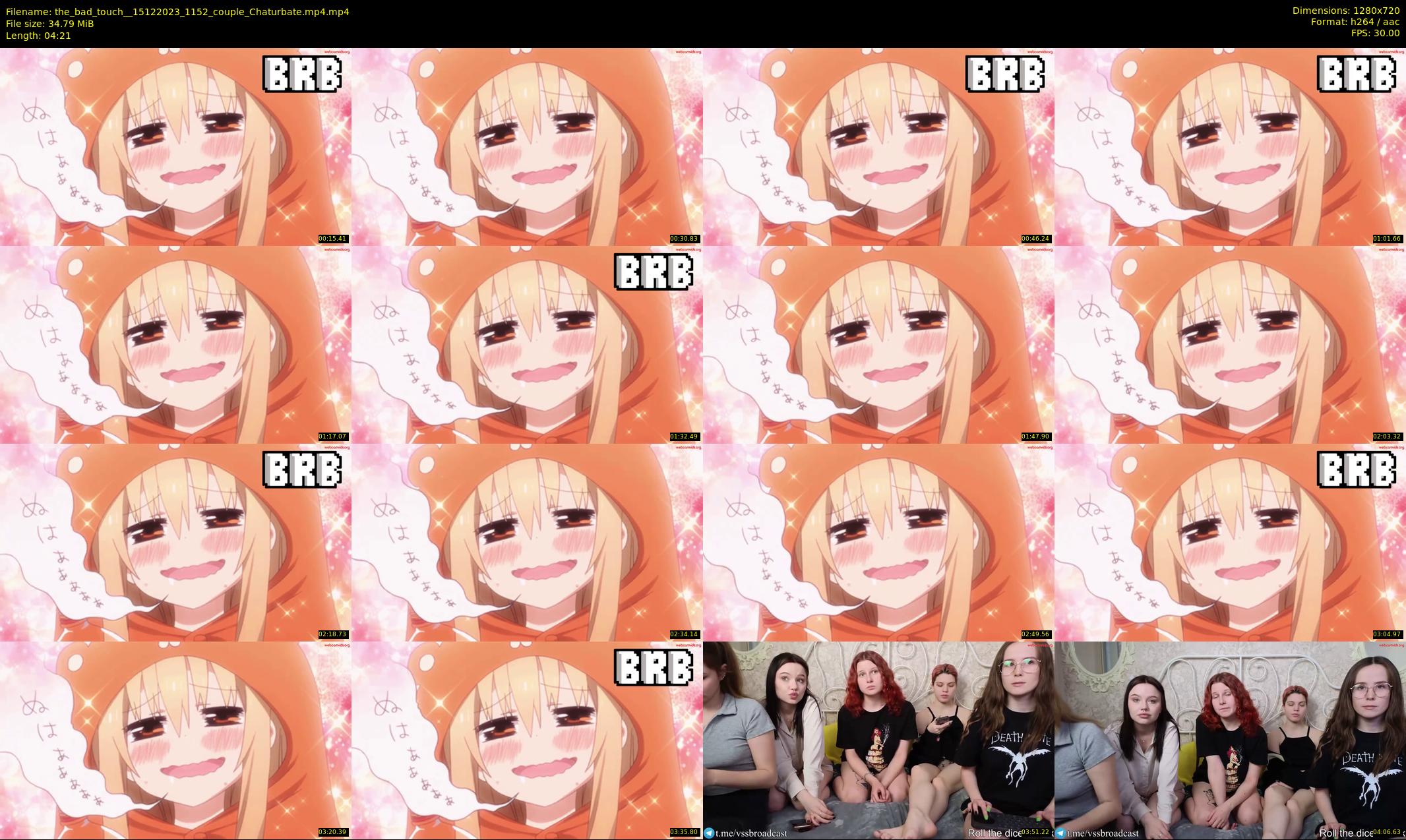 the_bad_touch_ — 5 minute Chaturbate couple cam show recording, 720p, Dec 15, 2023
