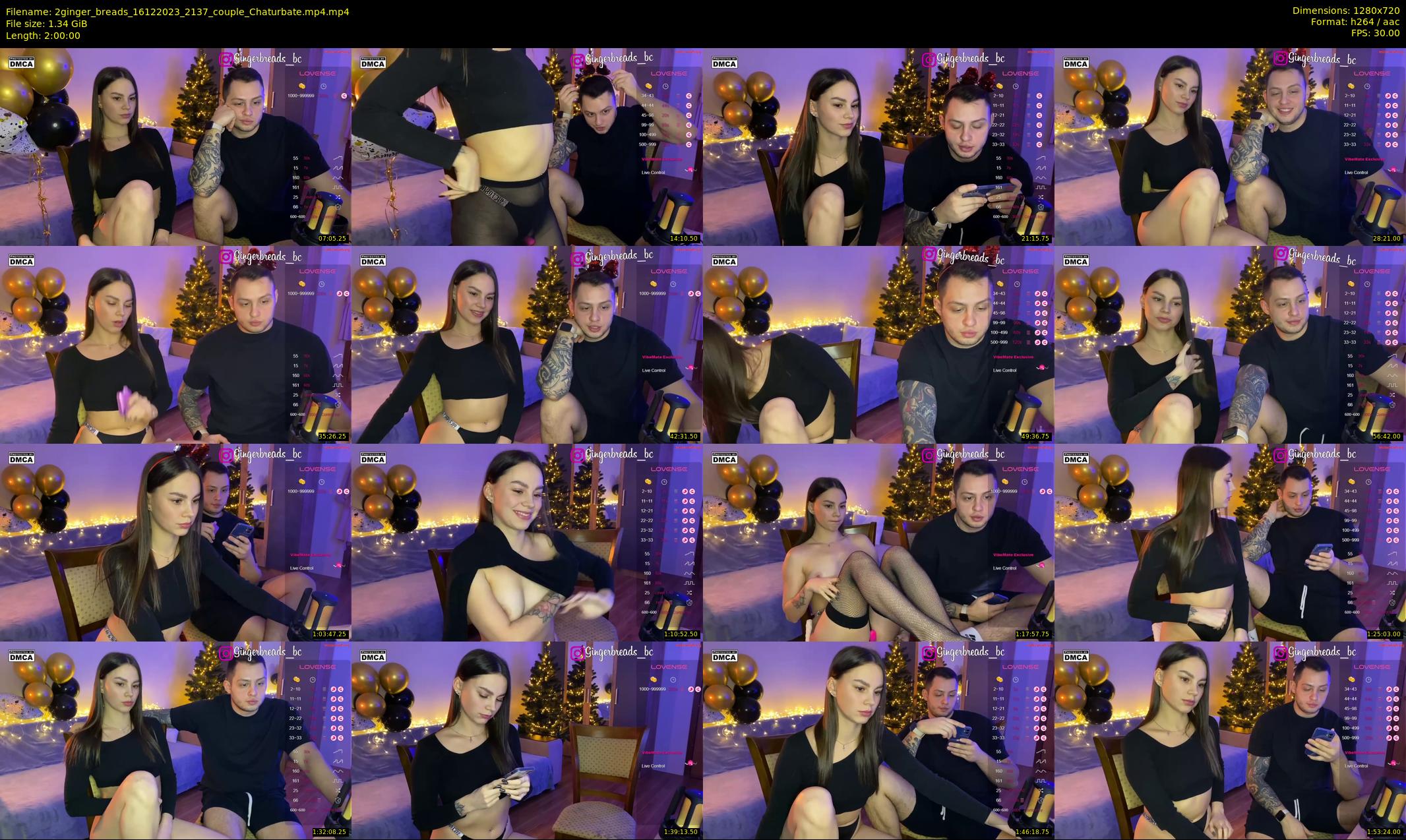 2ginger_breads — 120 minute Chaturbate couple cam show recording, 720p, Dec 16, 2023
