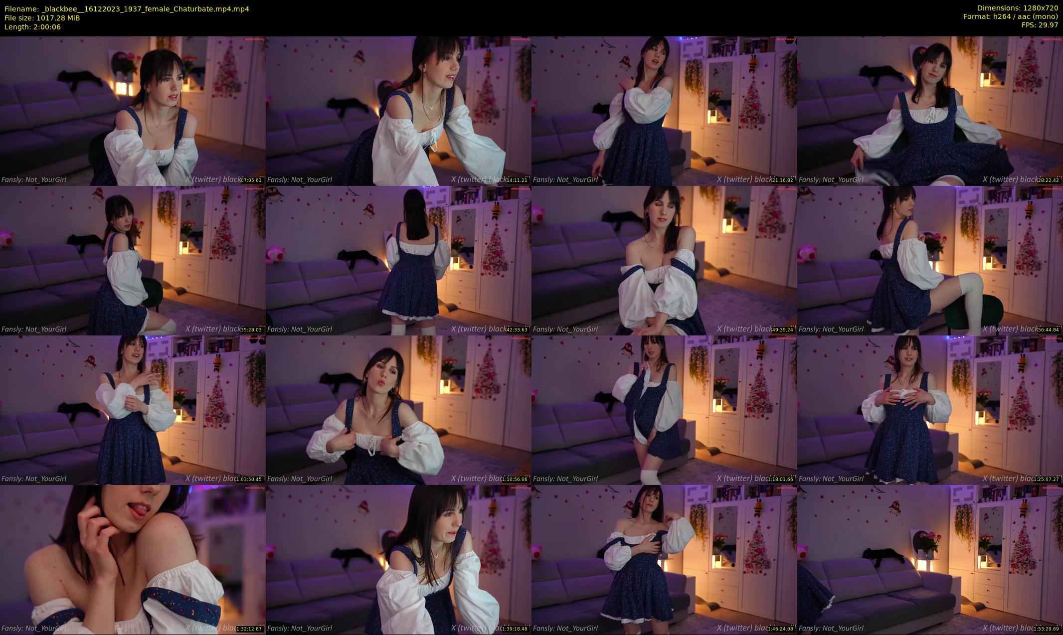 _blackbee_ — 121 minute Chaturbate female cam show recording, 720p, Dec 16, 2023