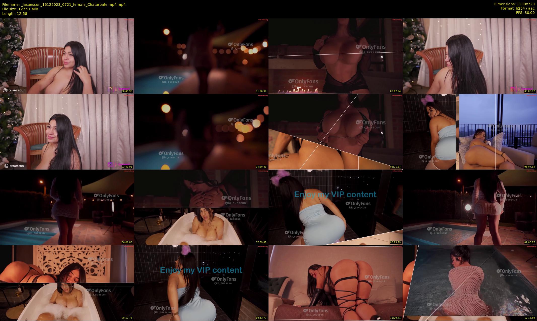 _lasuescun — 13 minute Chaturbate female cam show recording, 720p, Dec 16, 2023