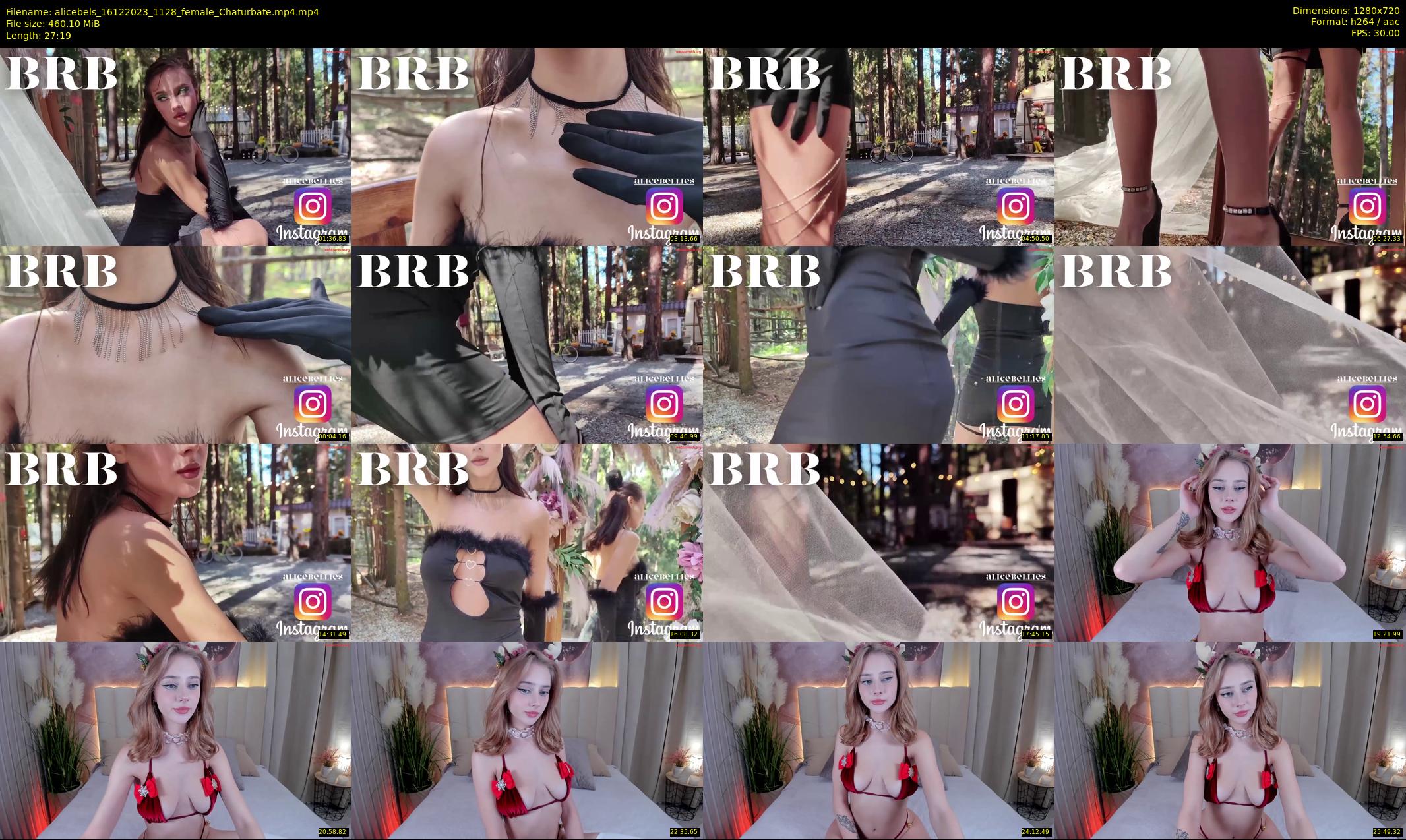 alicebels — 28 minute Chaturbate female cam show recording, 720p, Dec 16, 2023