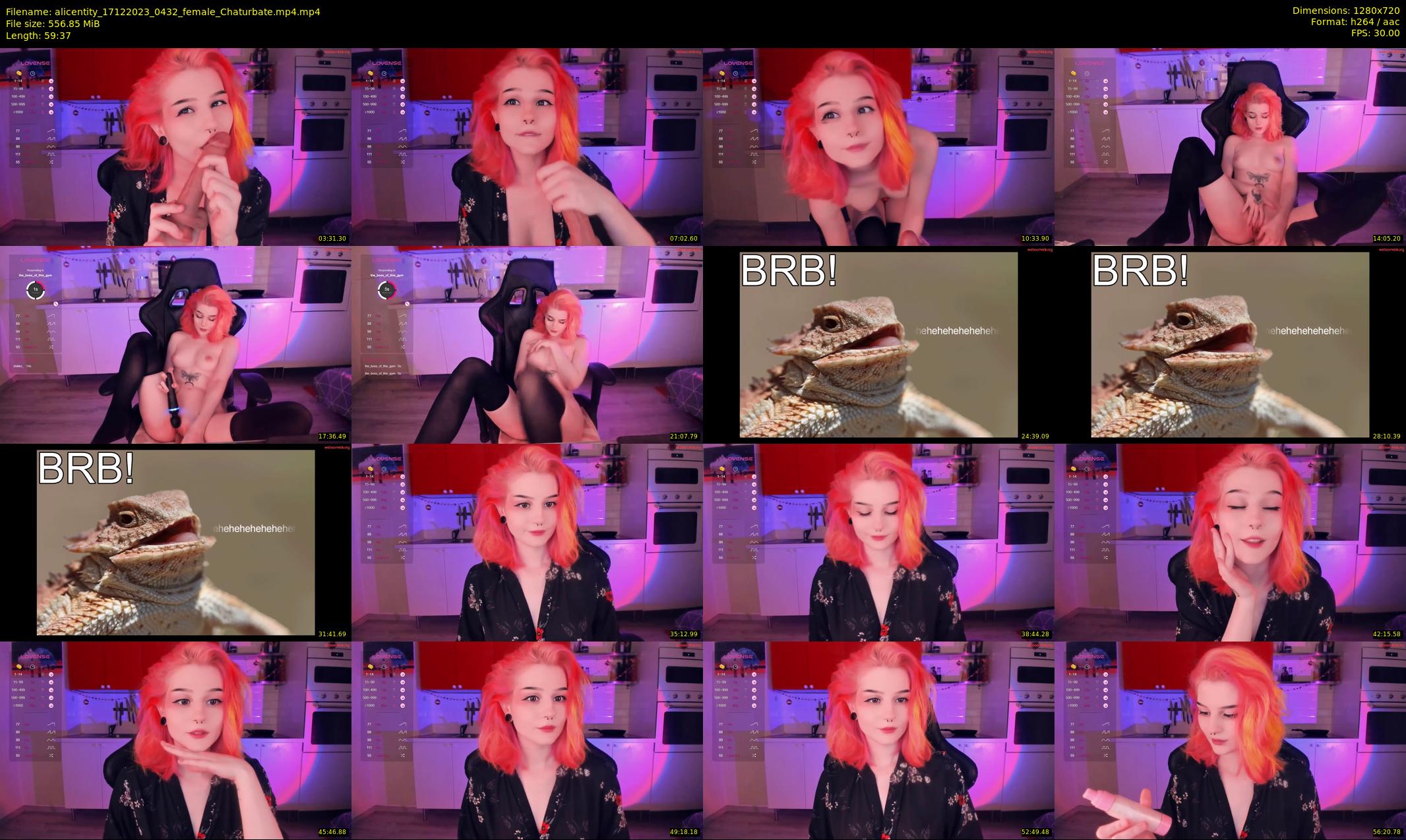 alicentity — 60 minute Chaturbate female cam show recording, 720p, Dec 17, 2023