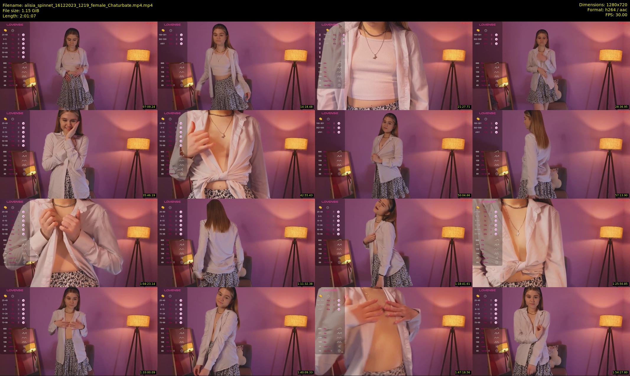 alisia_spinnet — 122 minute Chaturbate female cam show recording, 720p, Dec 16, 2023