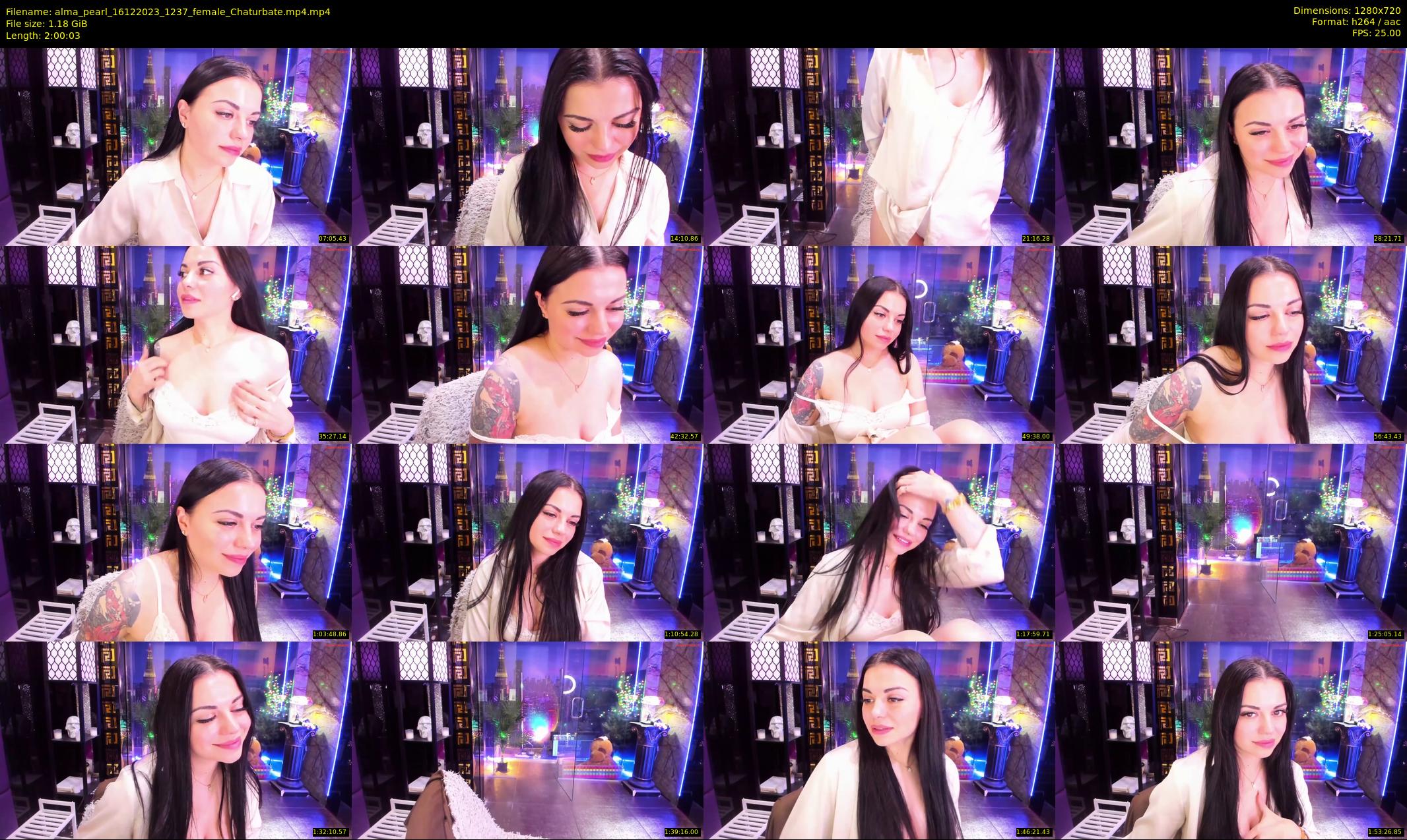 alma_pearl — 121 minute Chaturbate female cam show recording, 720p, Dec 16, 2023