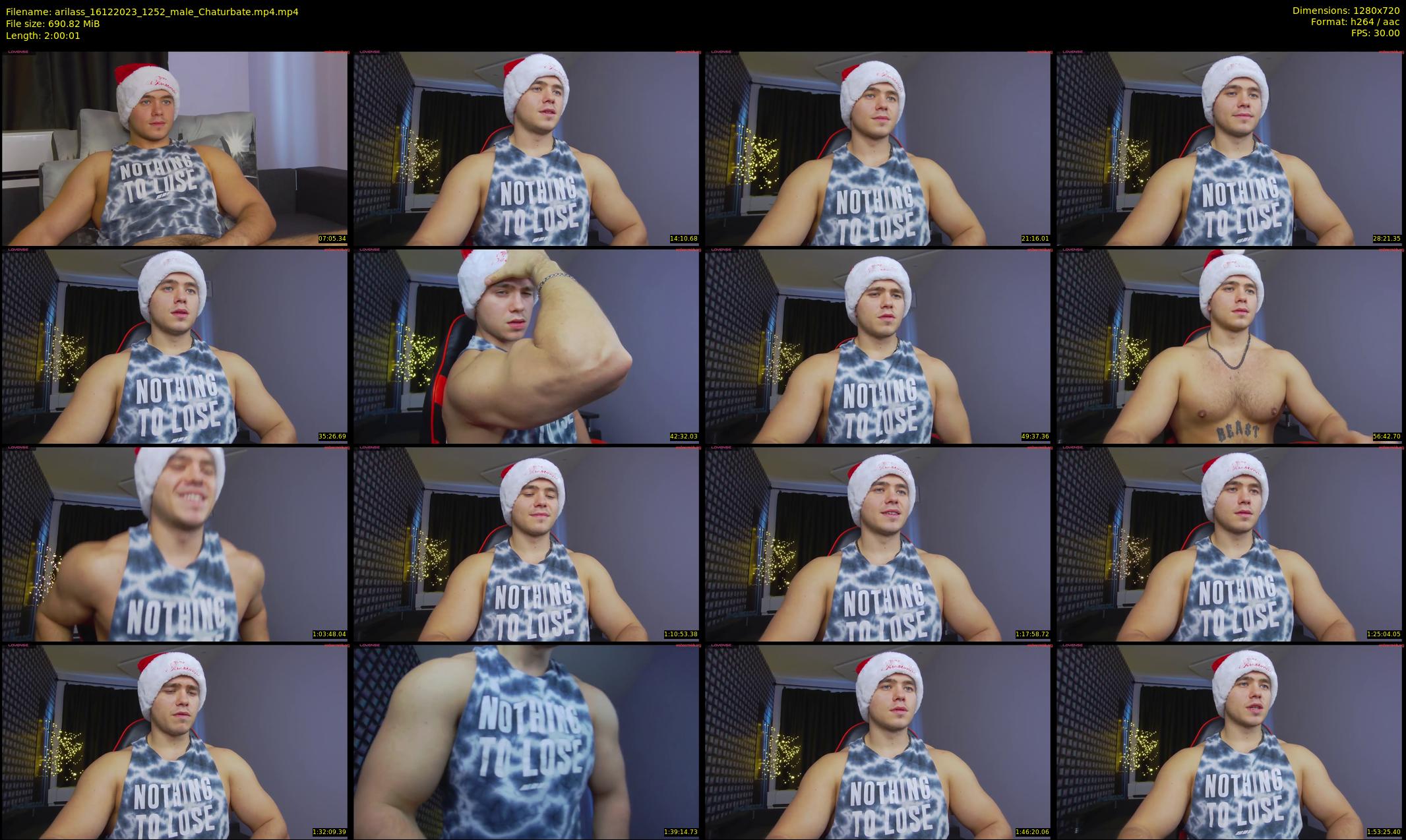 arilass — 121 minute Chaturbate male cam show recording, 720p, Dec 16, 2023