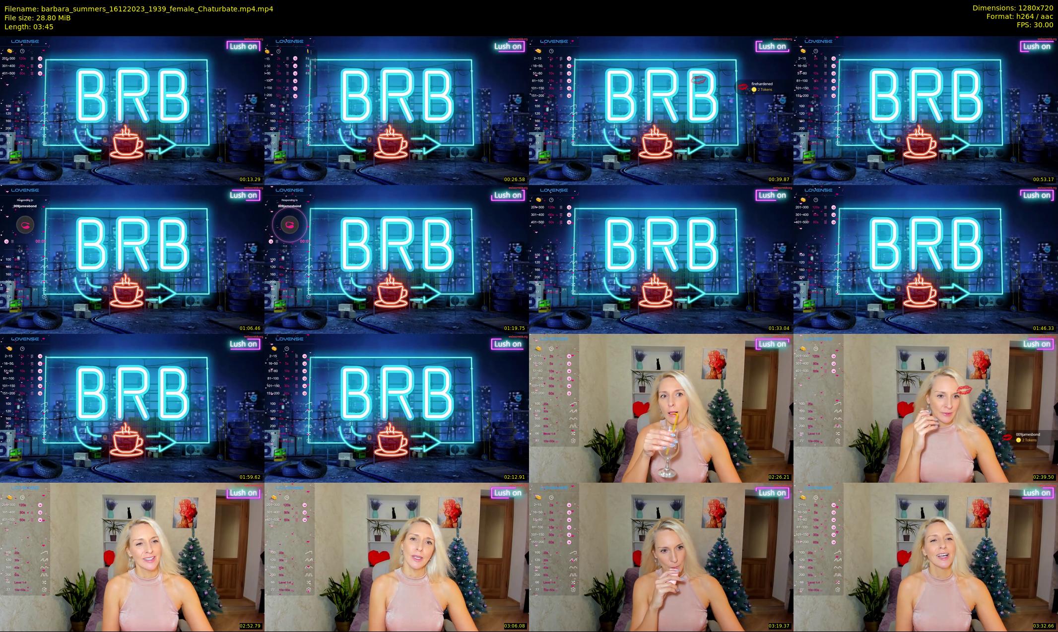 barbara_summers — 4 minute Chaturbate female cam show recording, 720p, Dec 16, 2023