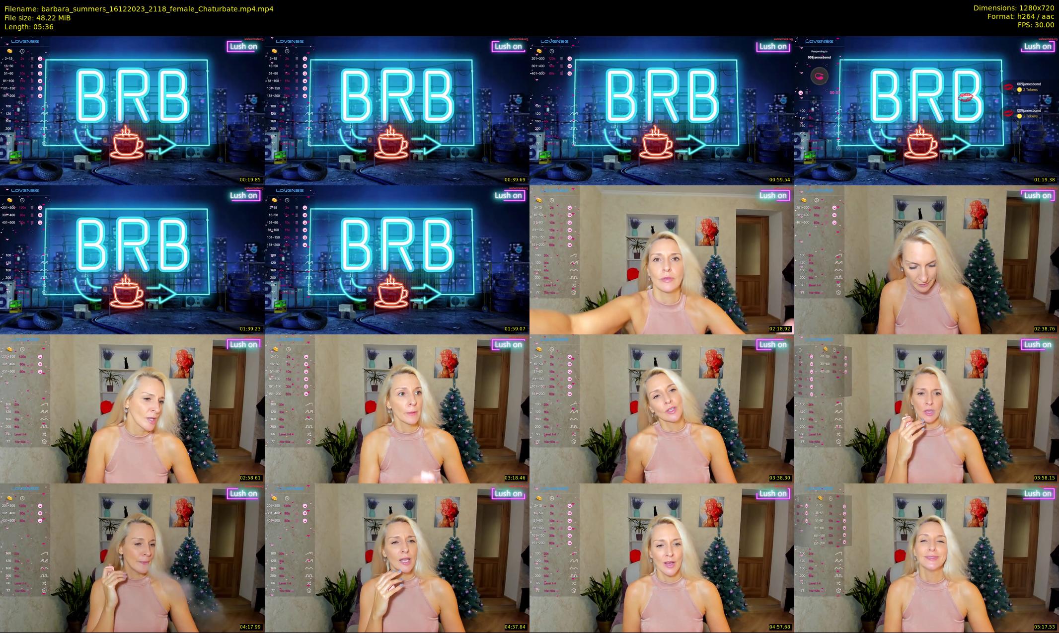 barbara_summers — 6 minute Chaturbate female cam show recording, 720p, Dec 16, 2023