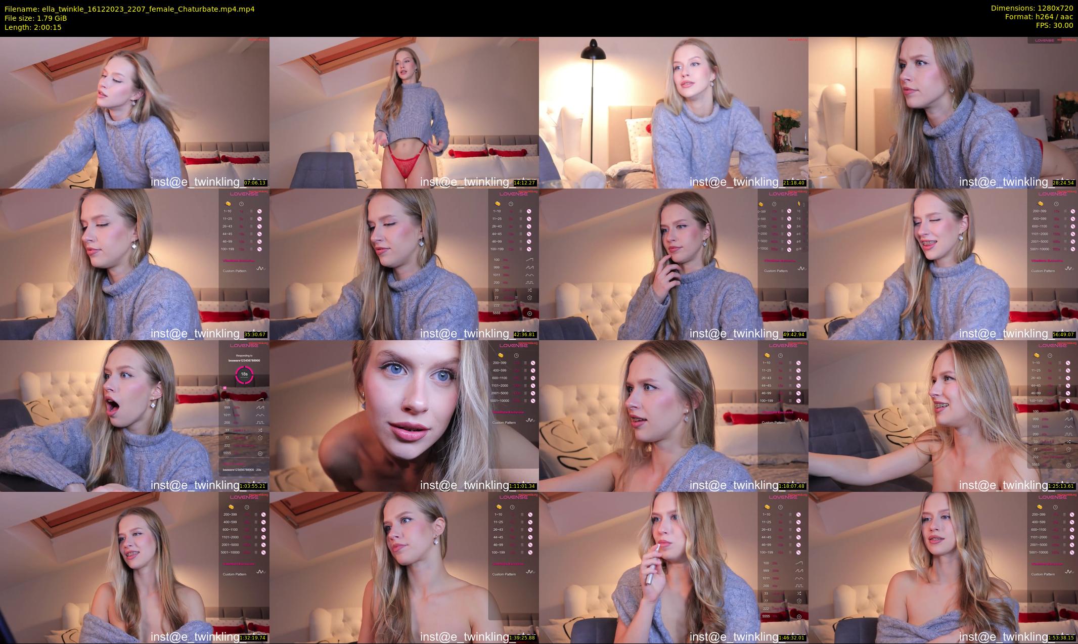 ella_twinkle — 121 minute Chaturbate female cam show recording, 720p, Dec 16, 2023