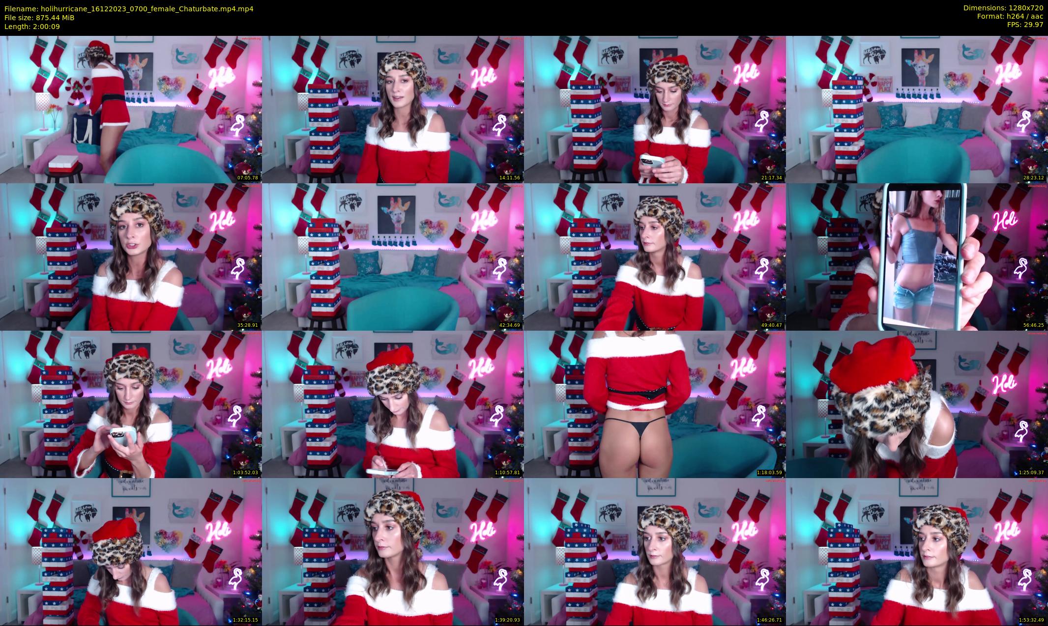 holihurricane — 121 minute Chaturbate female cam show recording, 720p, Dec 16, 2023