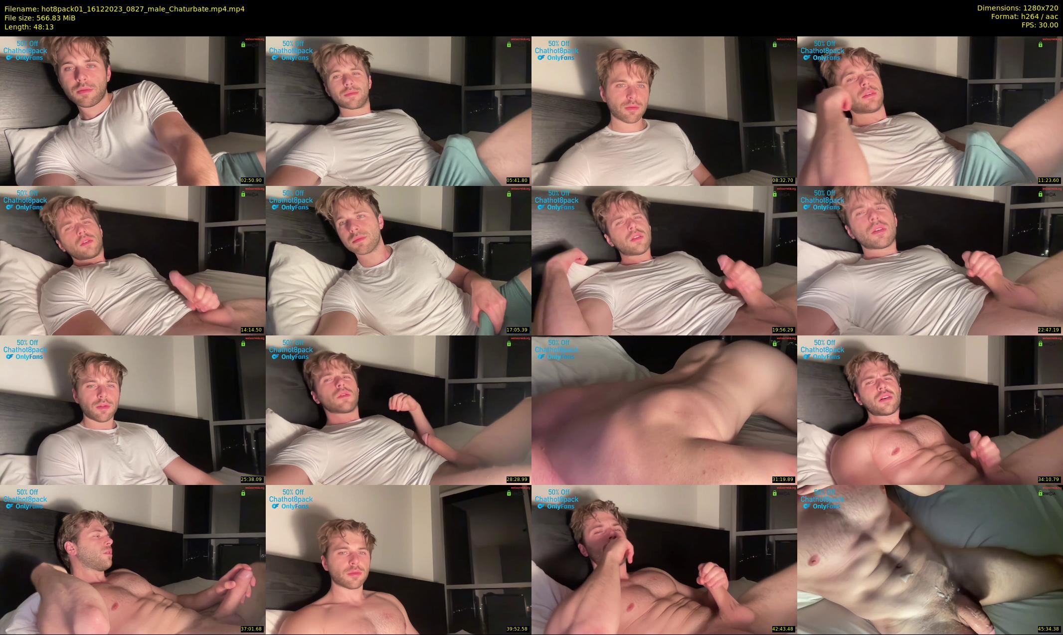 hot8pack01 — 49 minute Chaturbate male cam show recording, 720p, Dec 16, 2023
