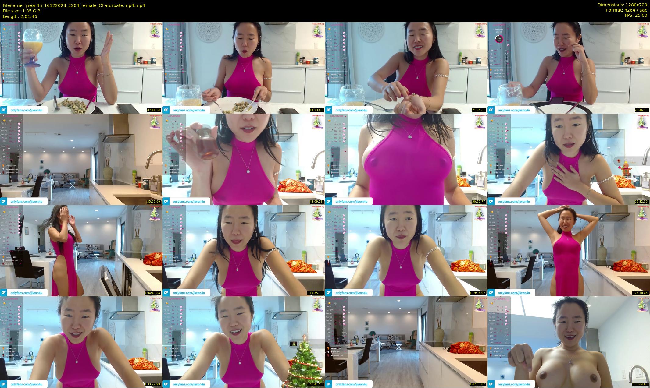 jiwon4u — 122 minute Chaturbate female cam show recording, 720p, Dec 16, 2023