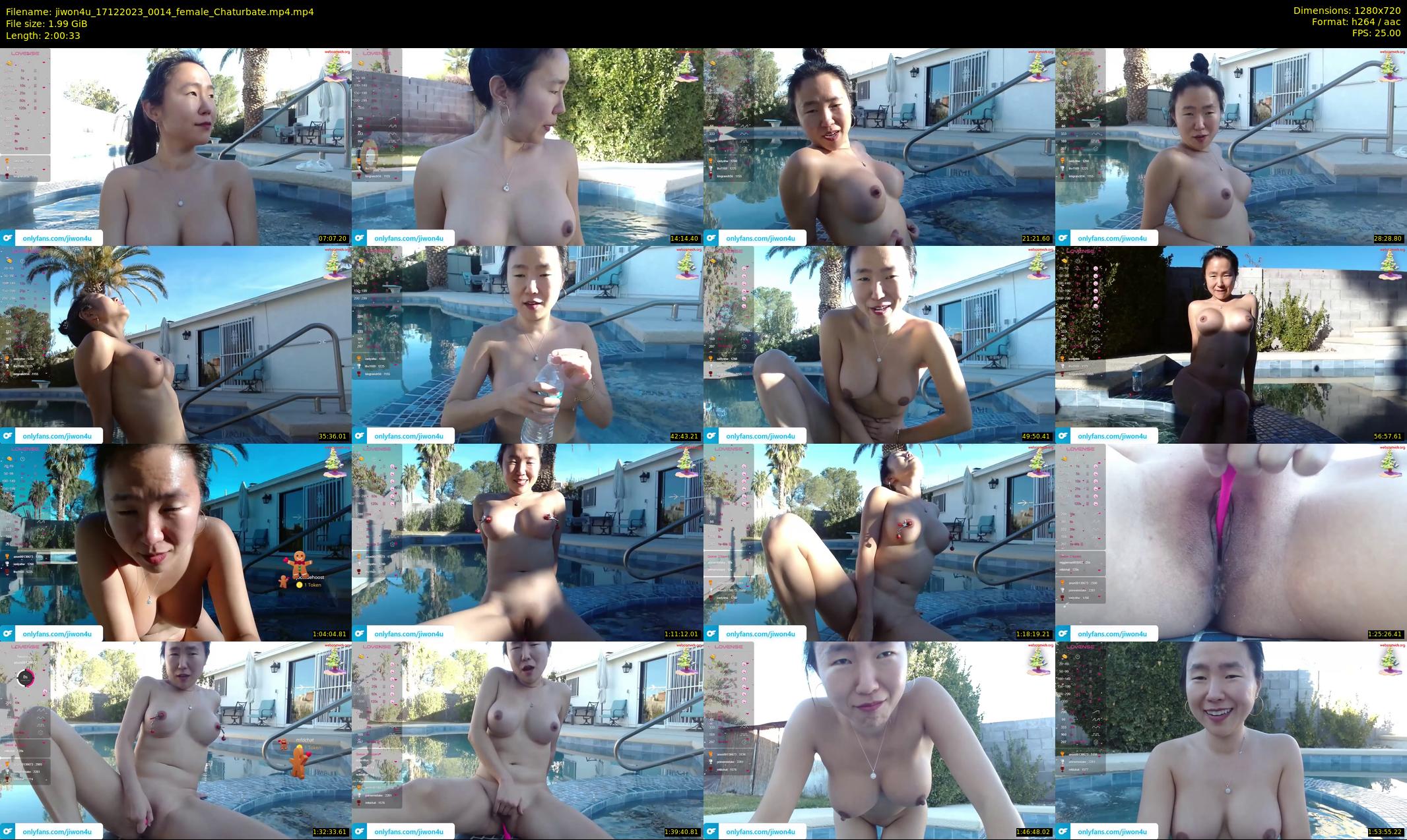 jiwon4u — 121 minute Chaturbate female cam show recording, 720p, Dec 17, 2023