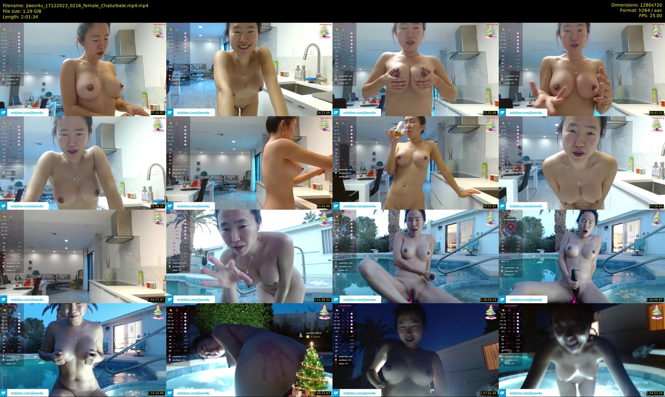 jiwon4u — 122 minute Chaturbate female cam show recording, 720p, Dec 17, 2023