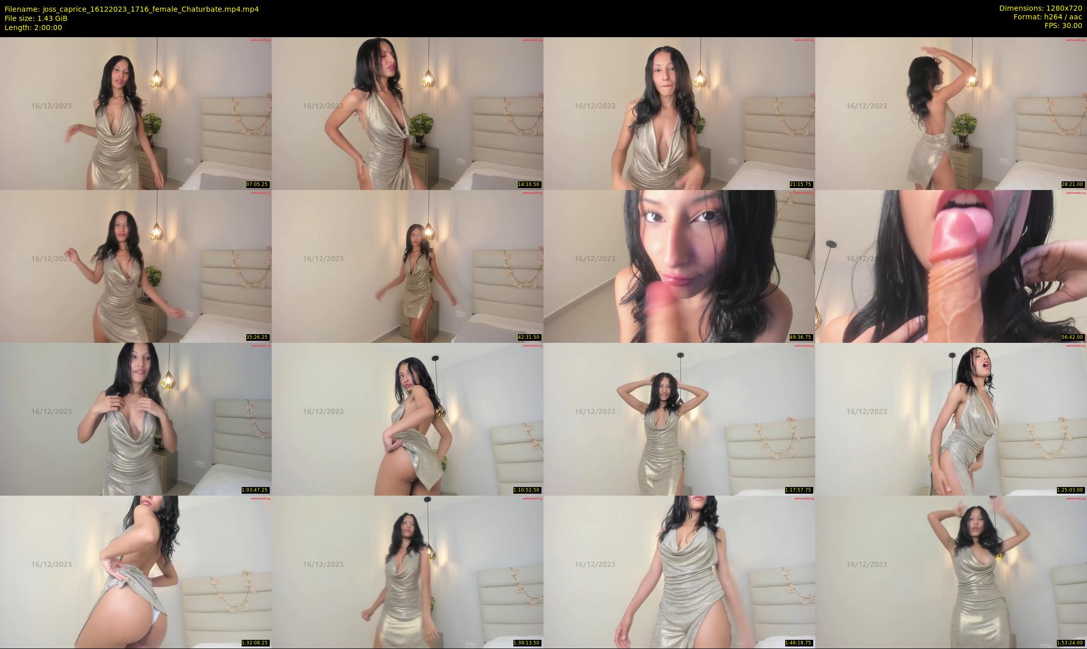 joss_caprice — 120 minute Chaturbate female cam show recording, 720p, Dec 16, 2023