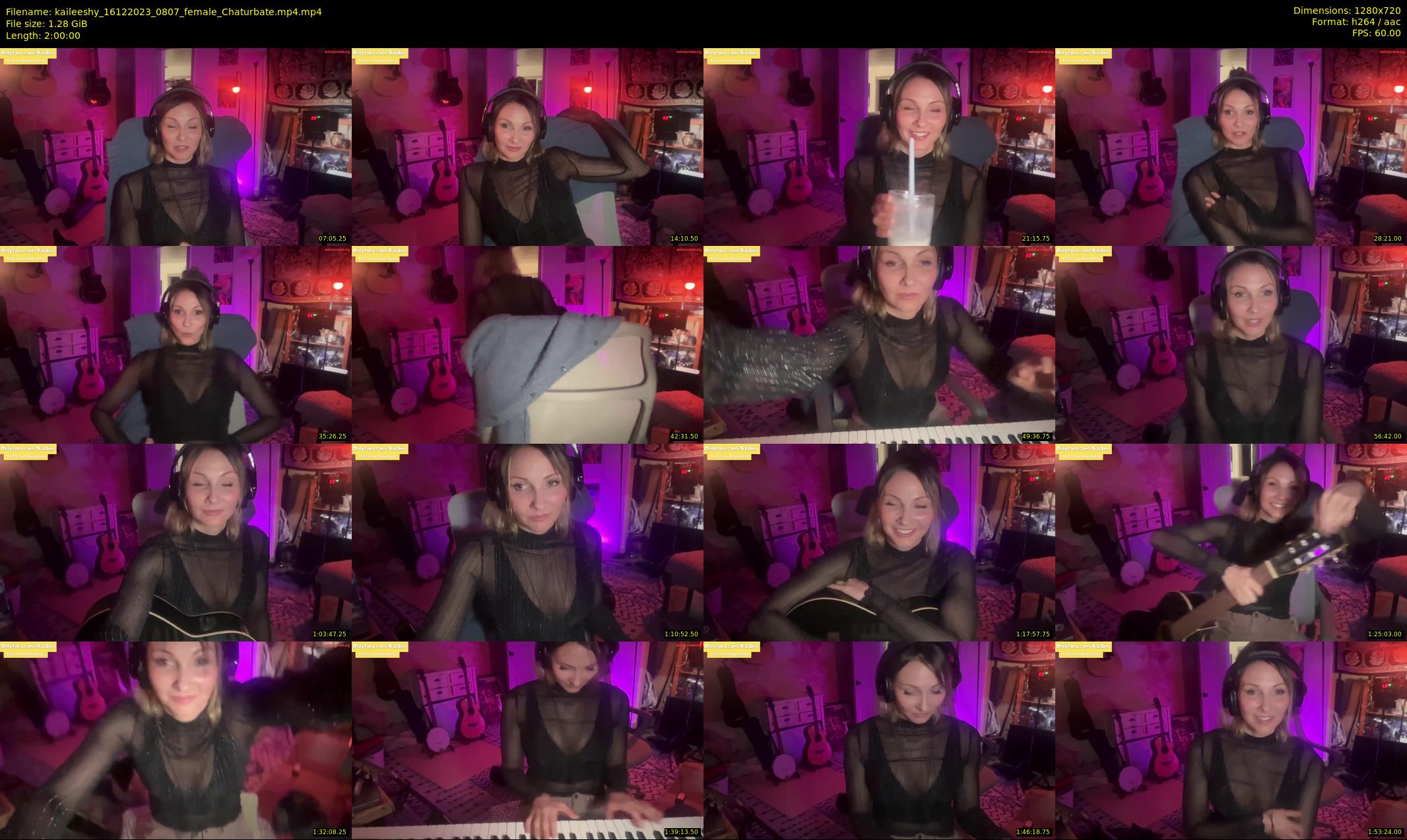 kaileeshy — 120 minute Chaturbate female cam show recording, 720p, Dec 16, 2023