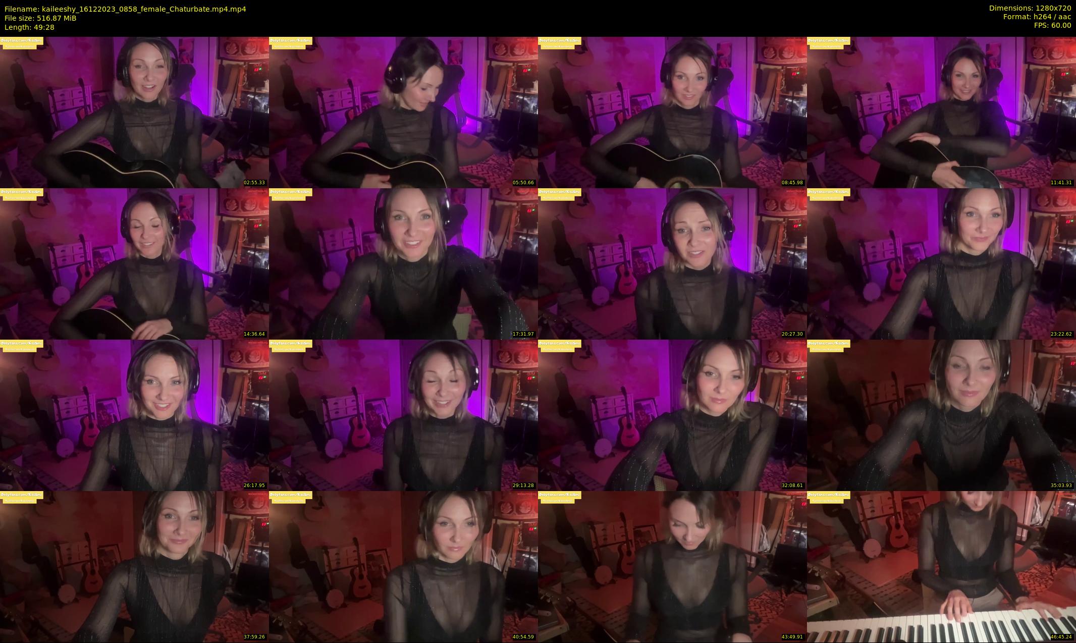 kaileeshy — 50 minute Chaturbate female cam show recording, 720p, Dec 16, 2023