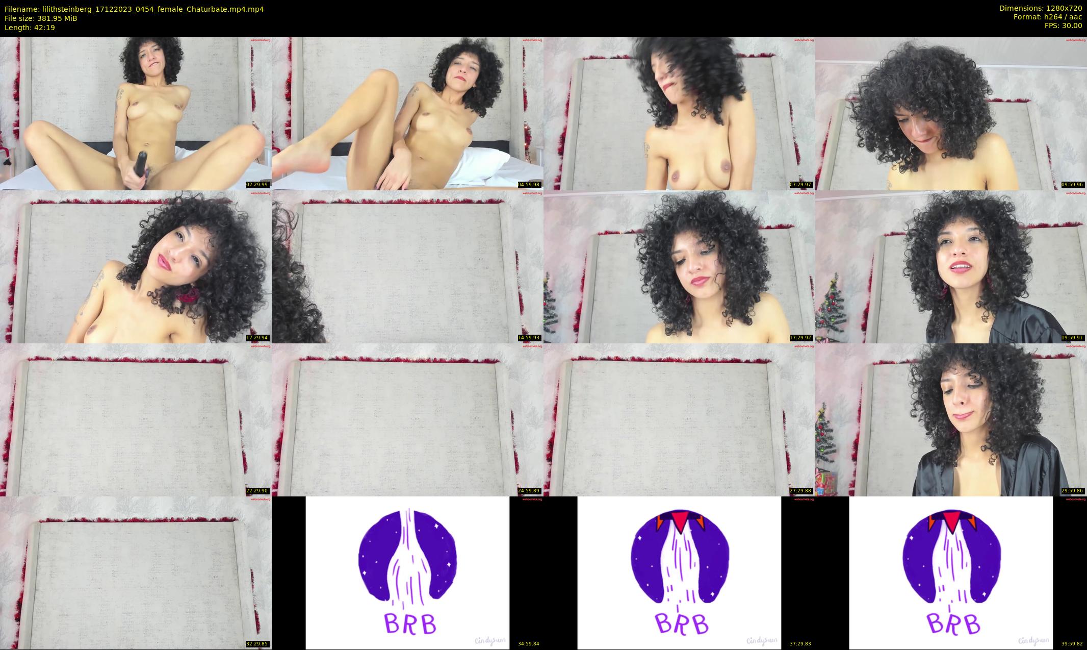 lilithsteinberg — 43 minute Chaturbate female cam show recording, 720p, Dec 17, 2023