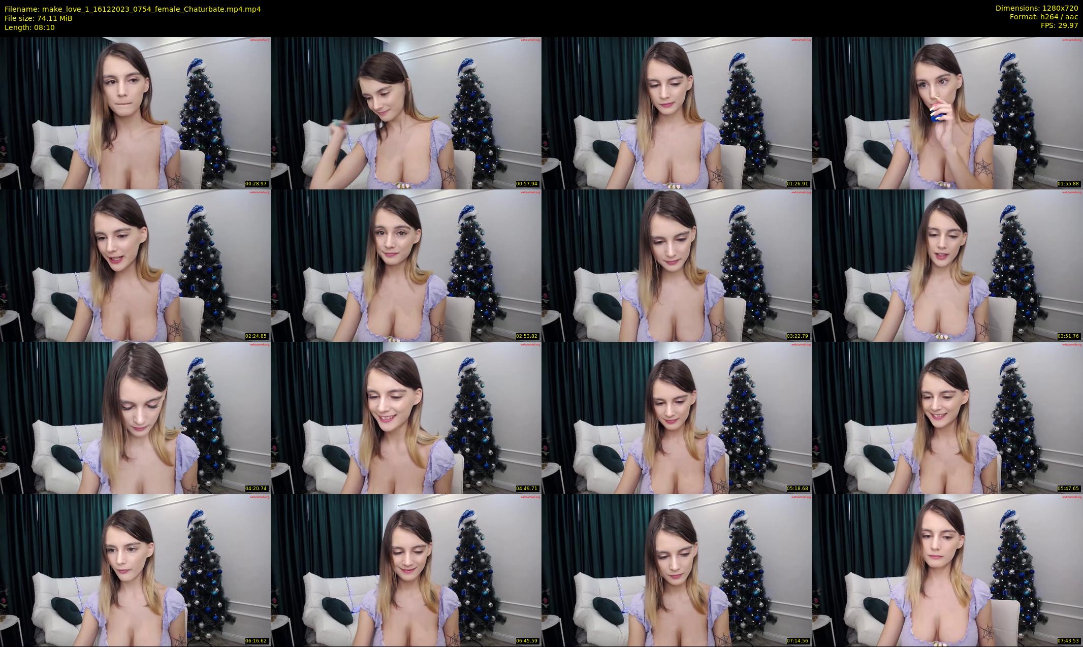 make_love_1 — 9 minute Chaturbate female cam show recording, 720p, Dec 16, 2023