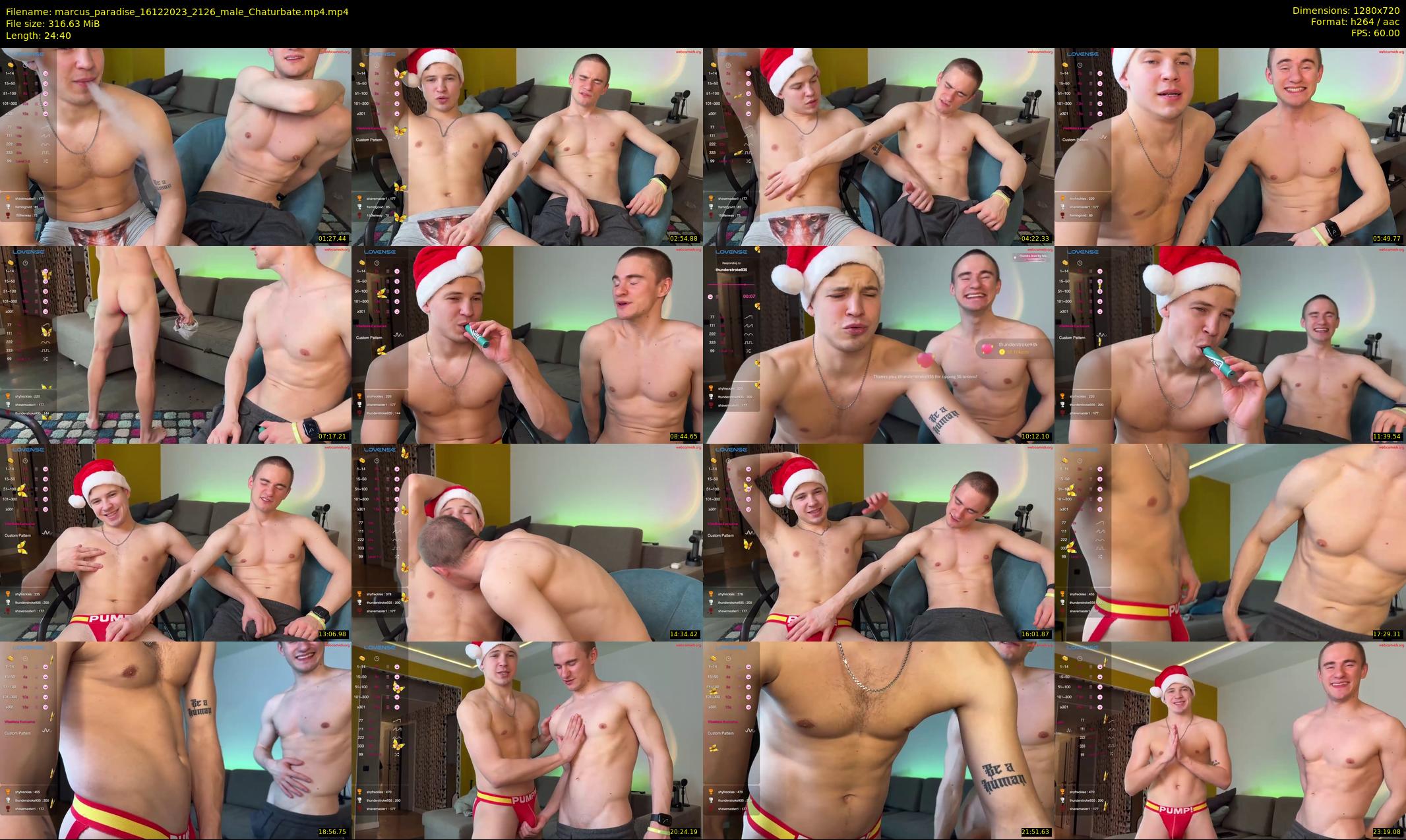 marcus_paradise — 25 minute Chaturbate male cam show recording, 720p, Dec 16, 2023