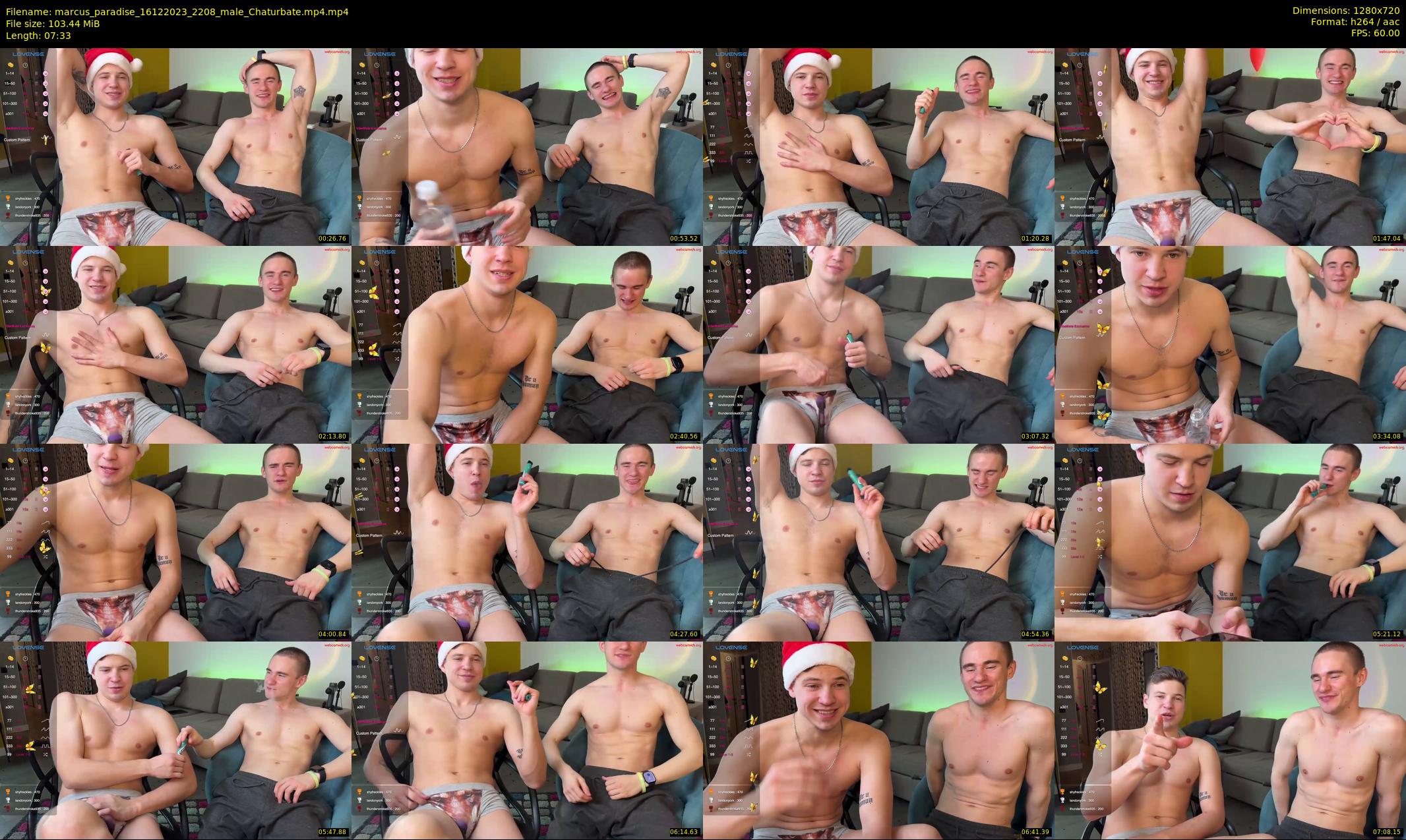 marcus_paradise — 8 minute Chaturbate male cam show recording, 720p, Dec 16, 2023
