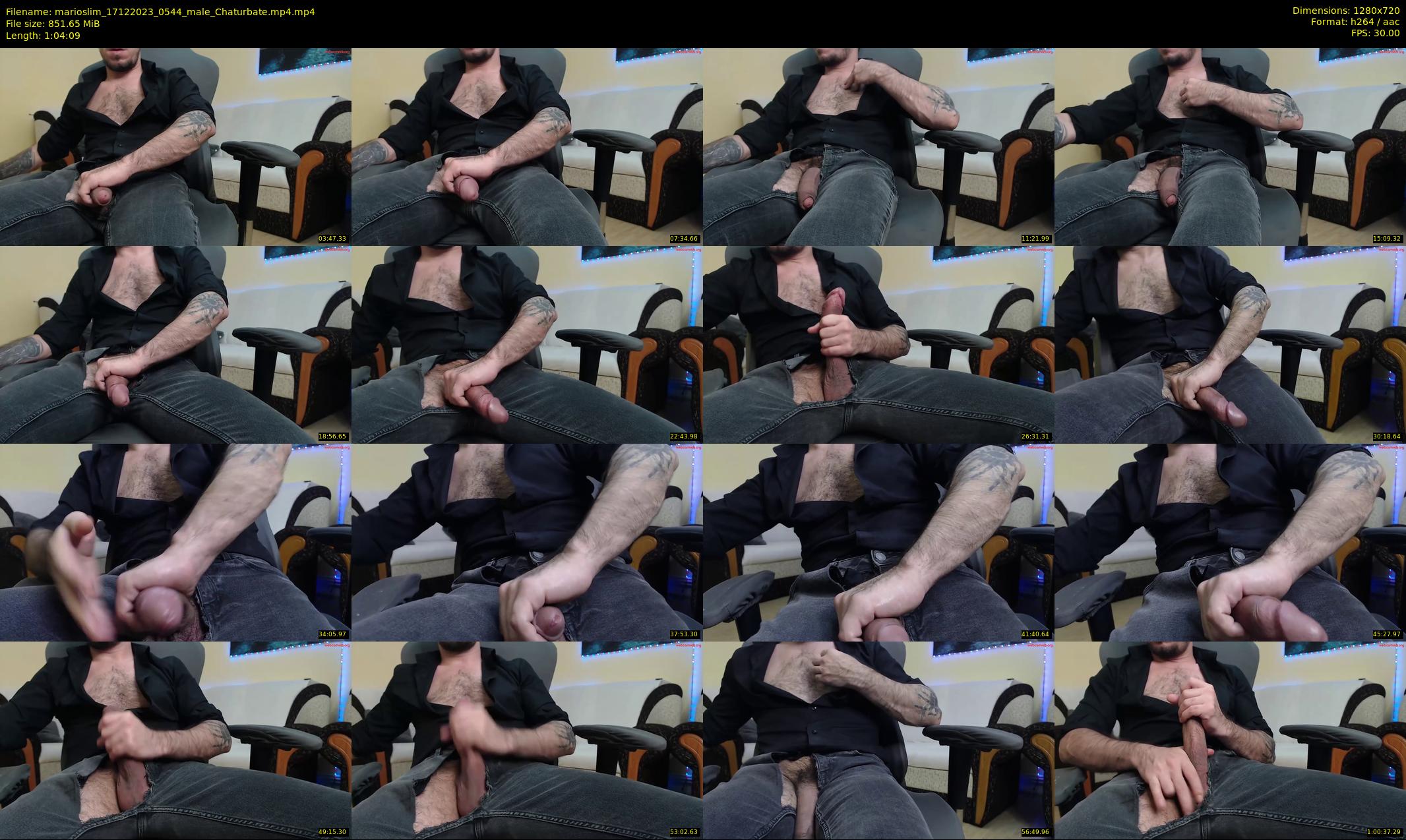 marioslim — 65 minute Chaturbate male cam show recording, 720p, Dec 17, 2023
