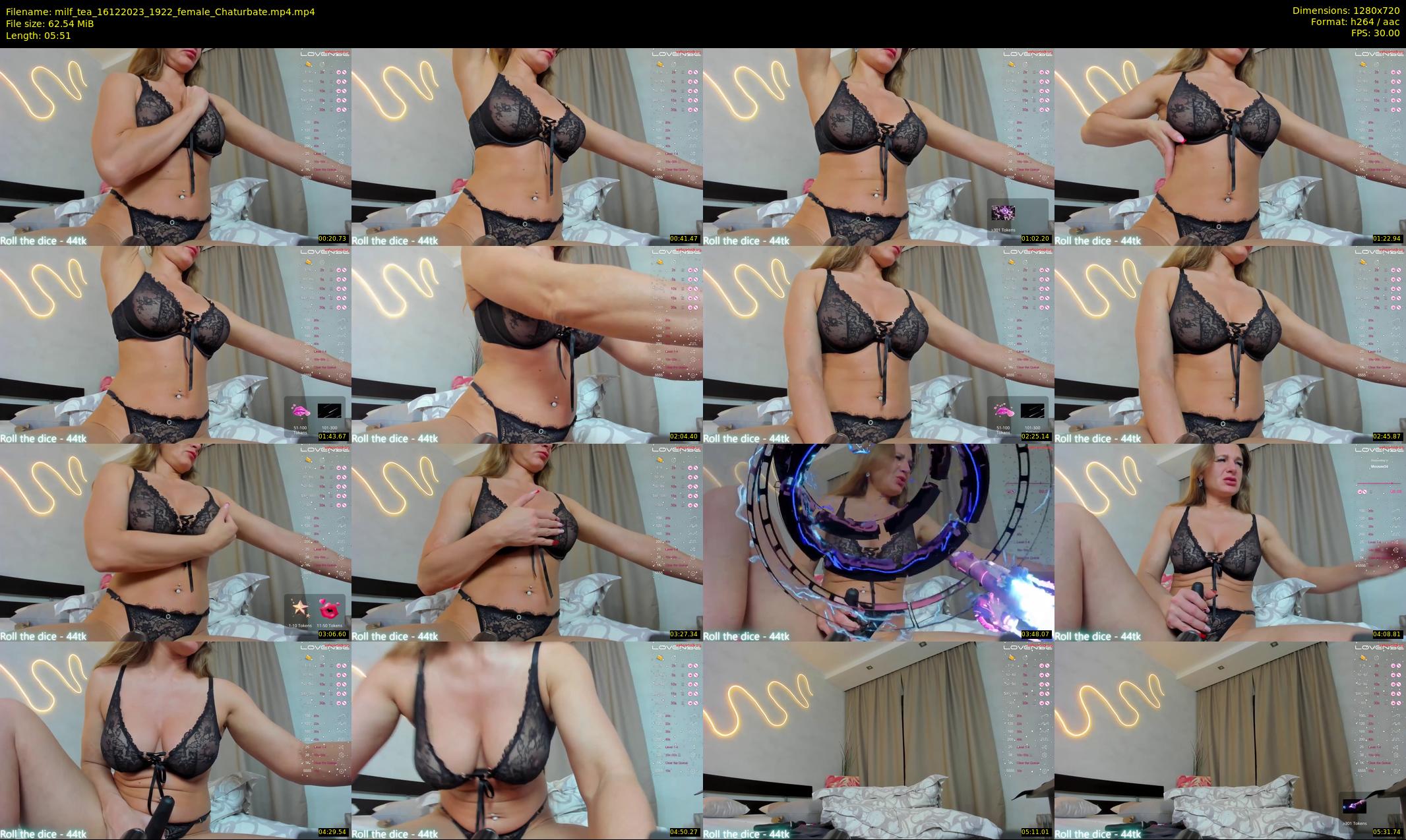 milf_tea — 6 minute Chaturbate female cam show recording, 720p, Dec 16, 2023