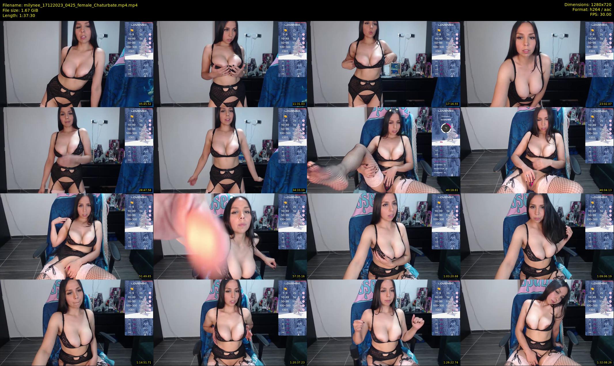 milynee — 98 minute Chaturbate female cam show recording, 720p, Dec 17, 2023